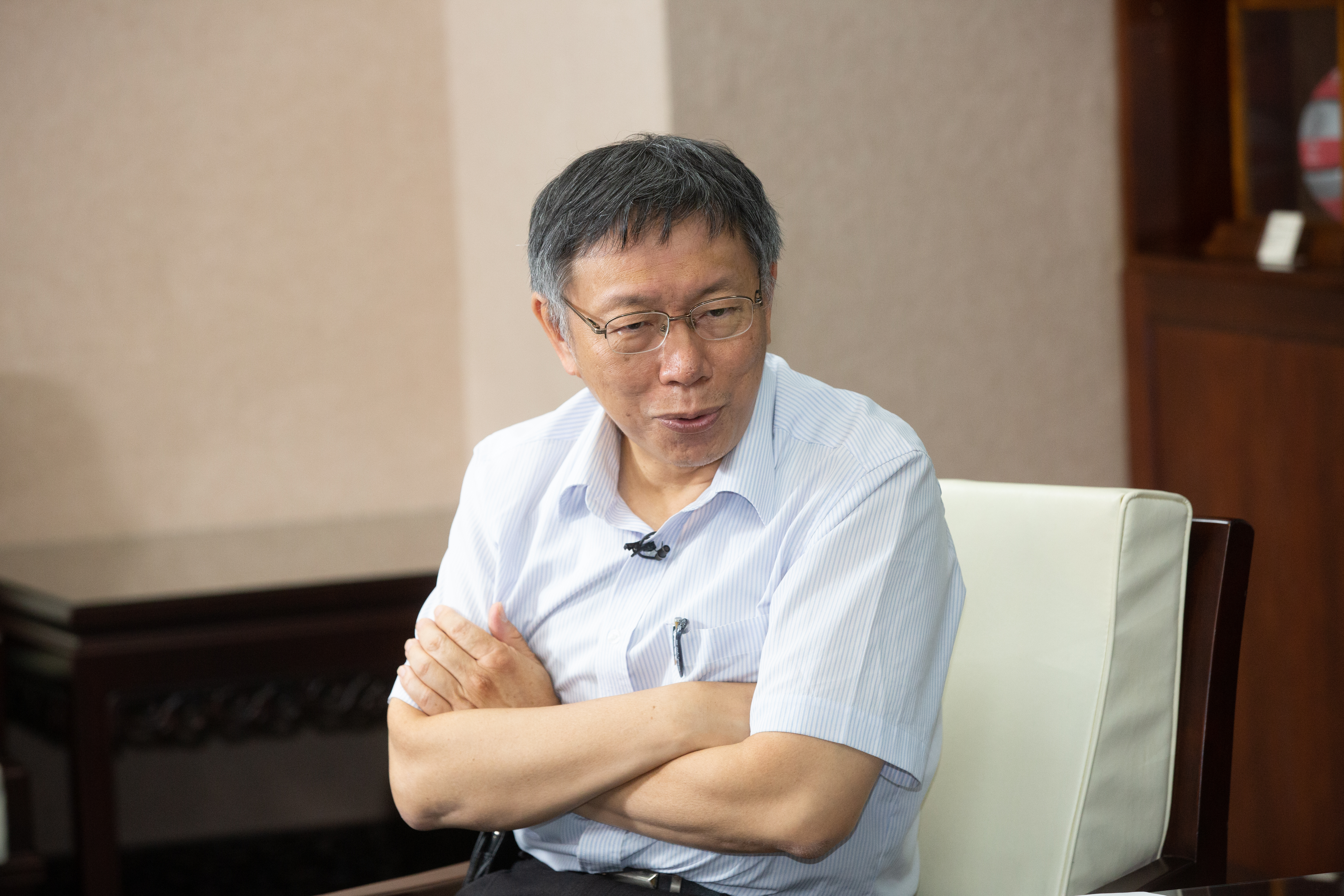 柯文哲受訪表示，自己也是被抹紅的受害者，過去曾被說過是「檳榔」「中共同路人」。（本刊資料照）