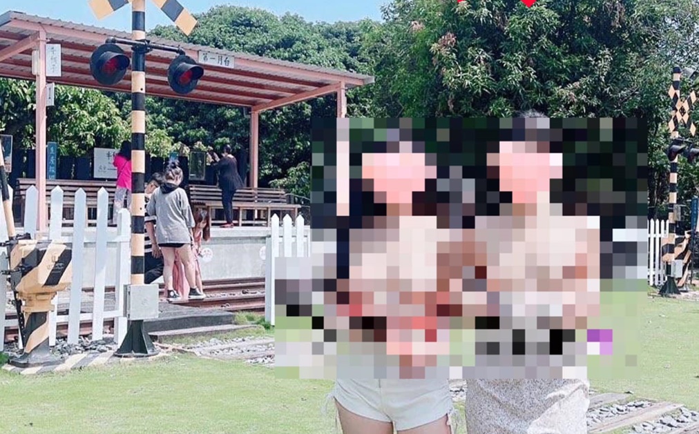 台南牛稠子車站公園近來裸拍族入侵，氣得里長痛罵「教壞囡仔大小！」調監視器抓人。（翻攝自鄭晴而臉書）