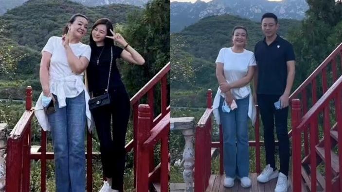 汪小菲、張蘭、張穎穎曾被比對抓包一起出遊。(翻攝微博)