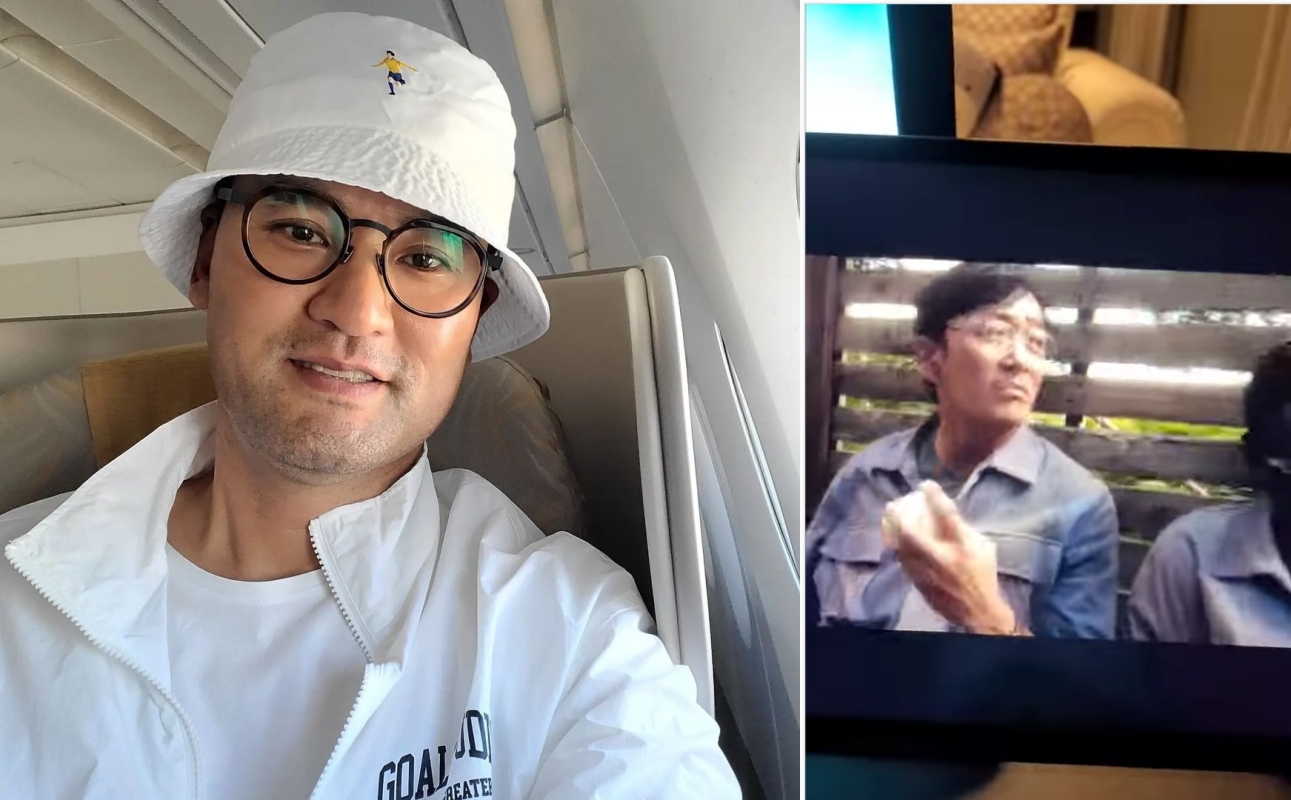 韓國棒球名將朴贊浩看到自己的簽名球出現在《毒梟聖徒》劇中，發IG問：只有我驚訝嗎？（截圖自朴贊浩IG）