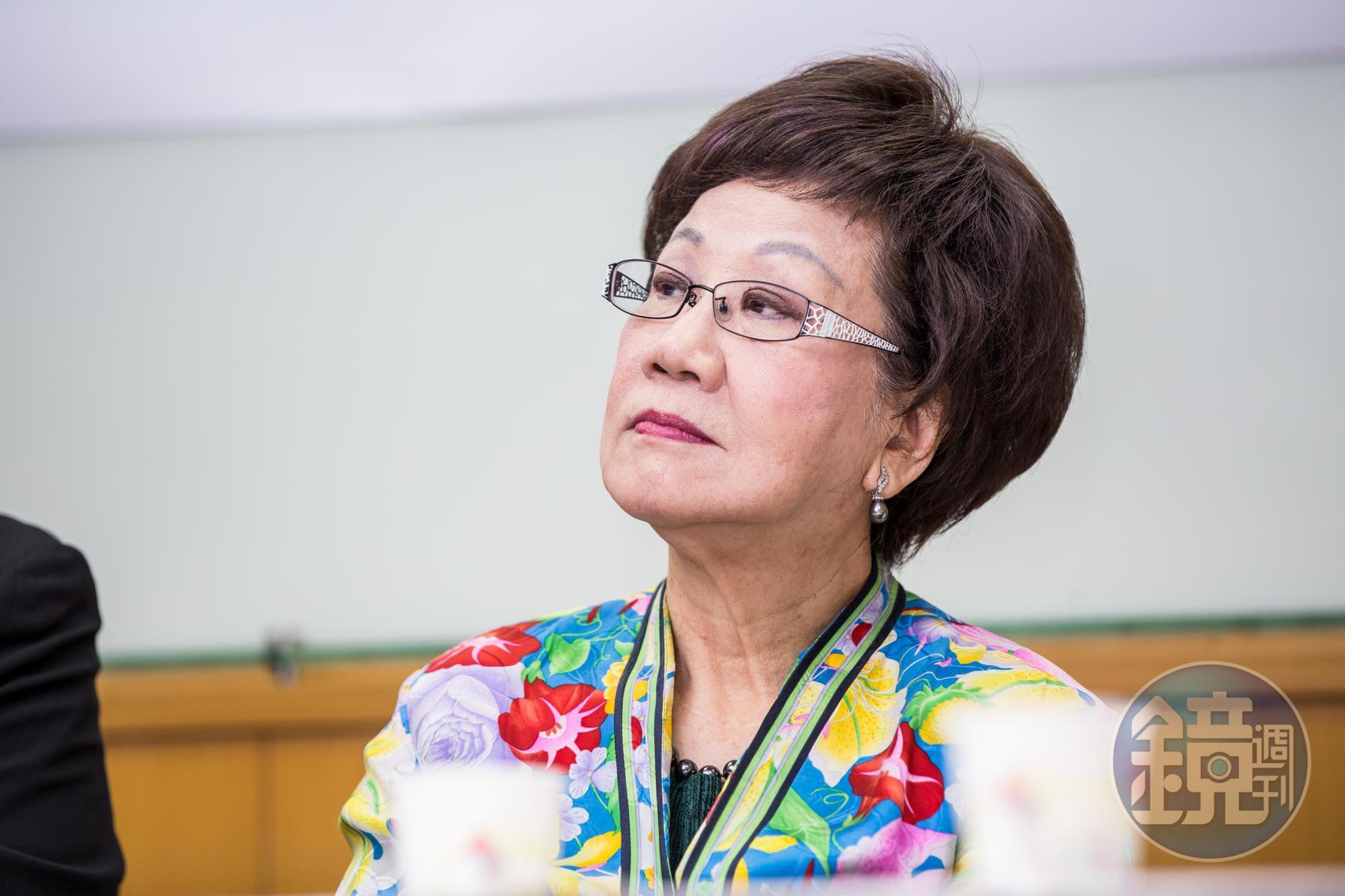 呂秀蓮今受訪表示，「面對大敵當前、重大的戰爭危機，內部千萬不要製造矛盾」。（本刊資料照）