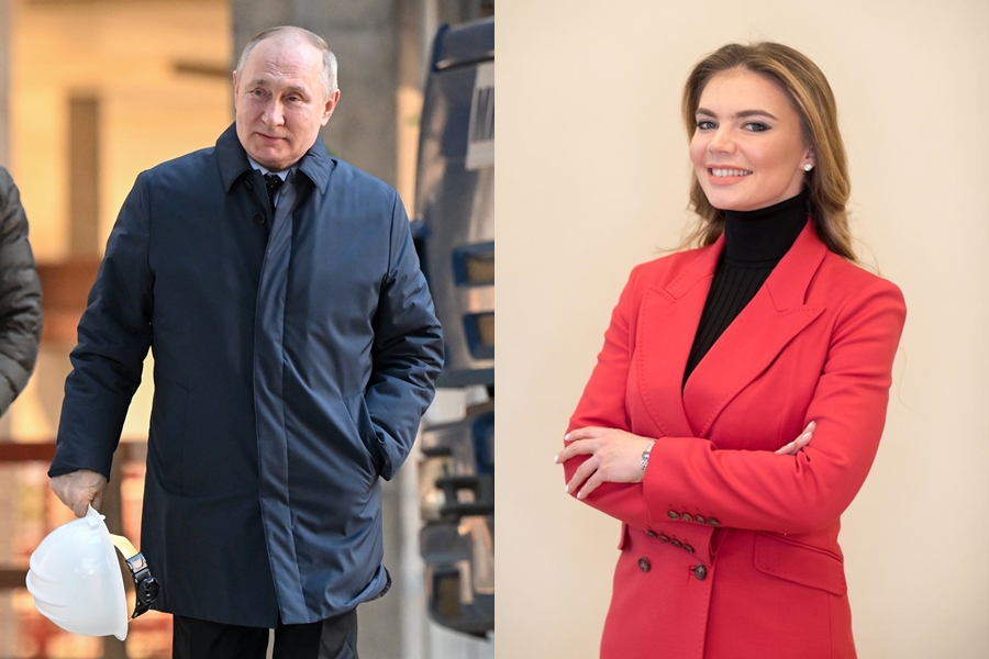 普丁（左）傳與地下情婦卡巴耶娃（右）關係生變，原因是逼女方墮胎。（左圖翻攝自President of Russia twitter、右圖翻攝自Алина Кабаева官網）