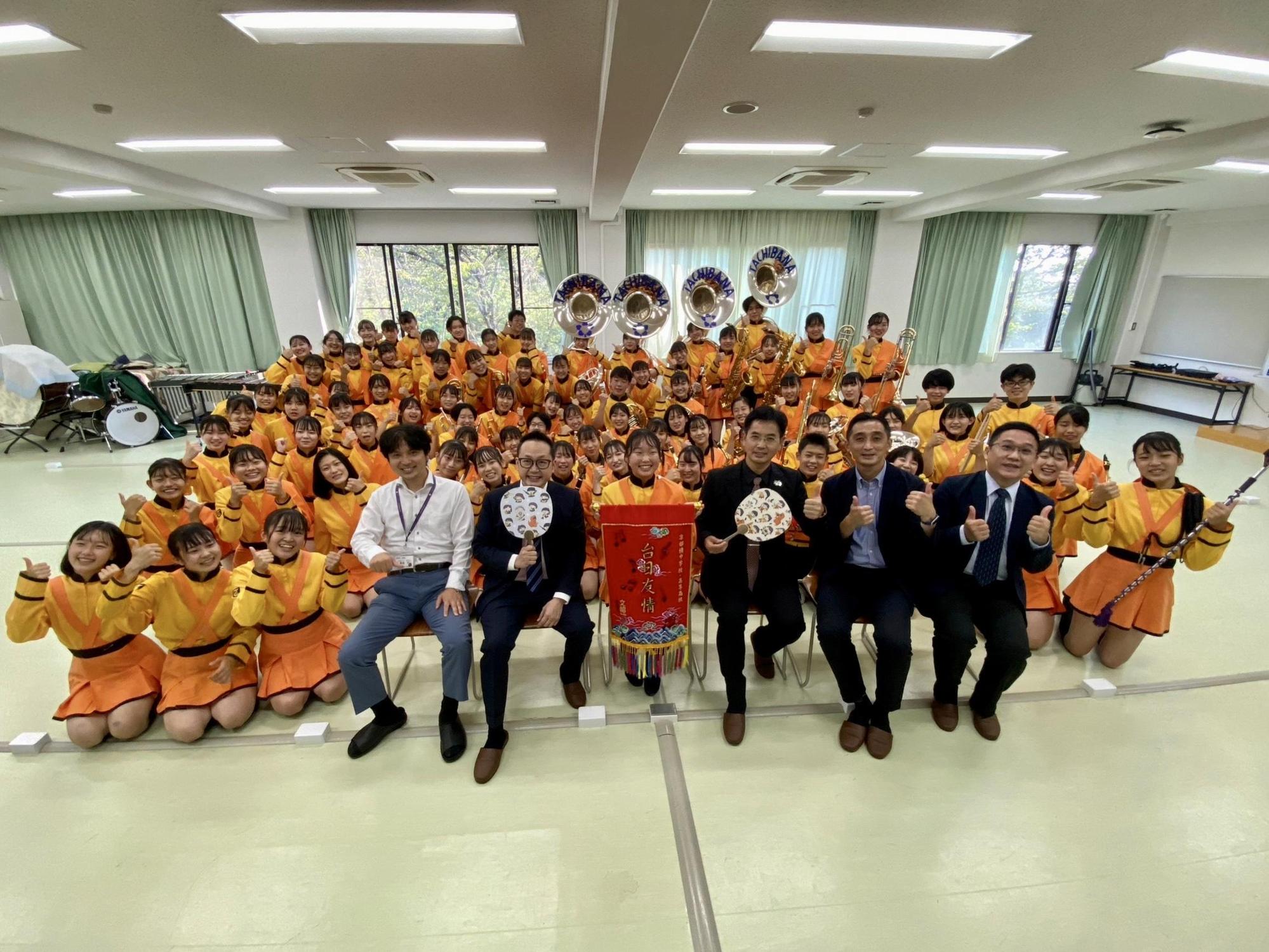 京都橘高校吹奏部即將在雙十國慶來台表演。(中華文化總會提供)