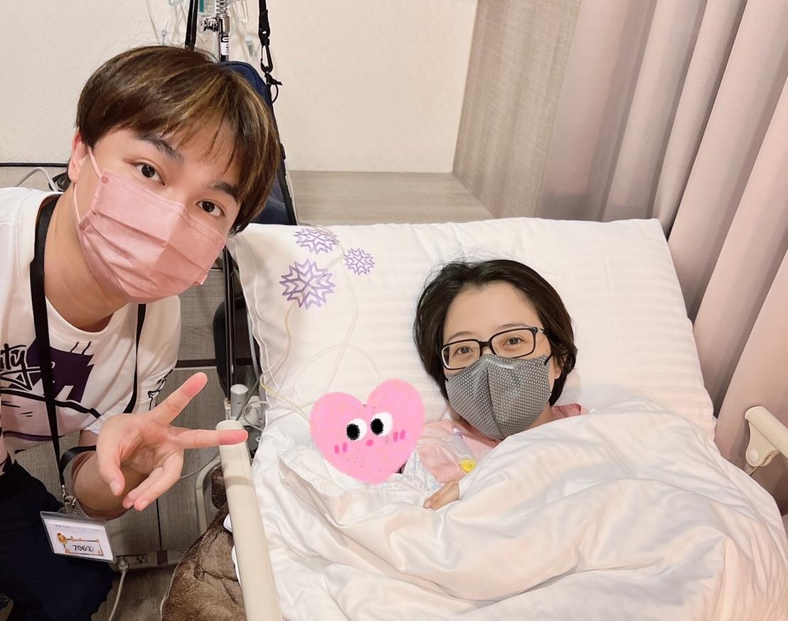 李亮瑾和張峰奇開心迎接二寶。（經紀人提供）