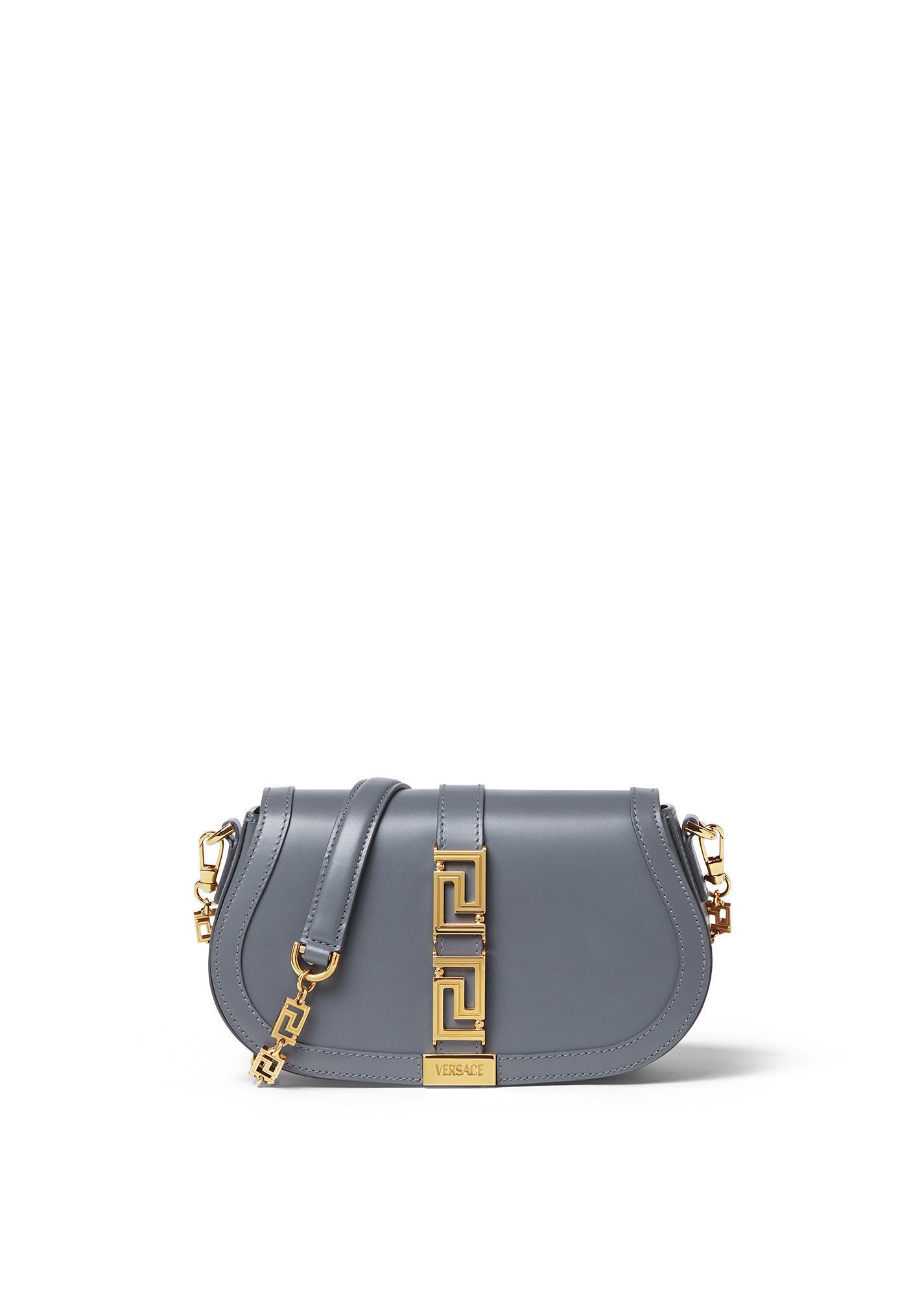 Greca Goddess炭灰色迷宮女神肩背包。NT$94,000
