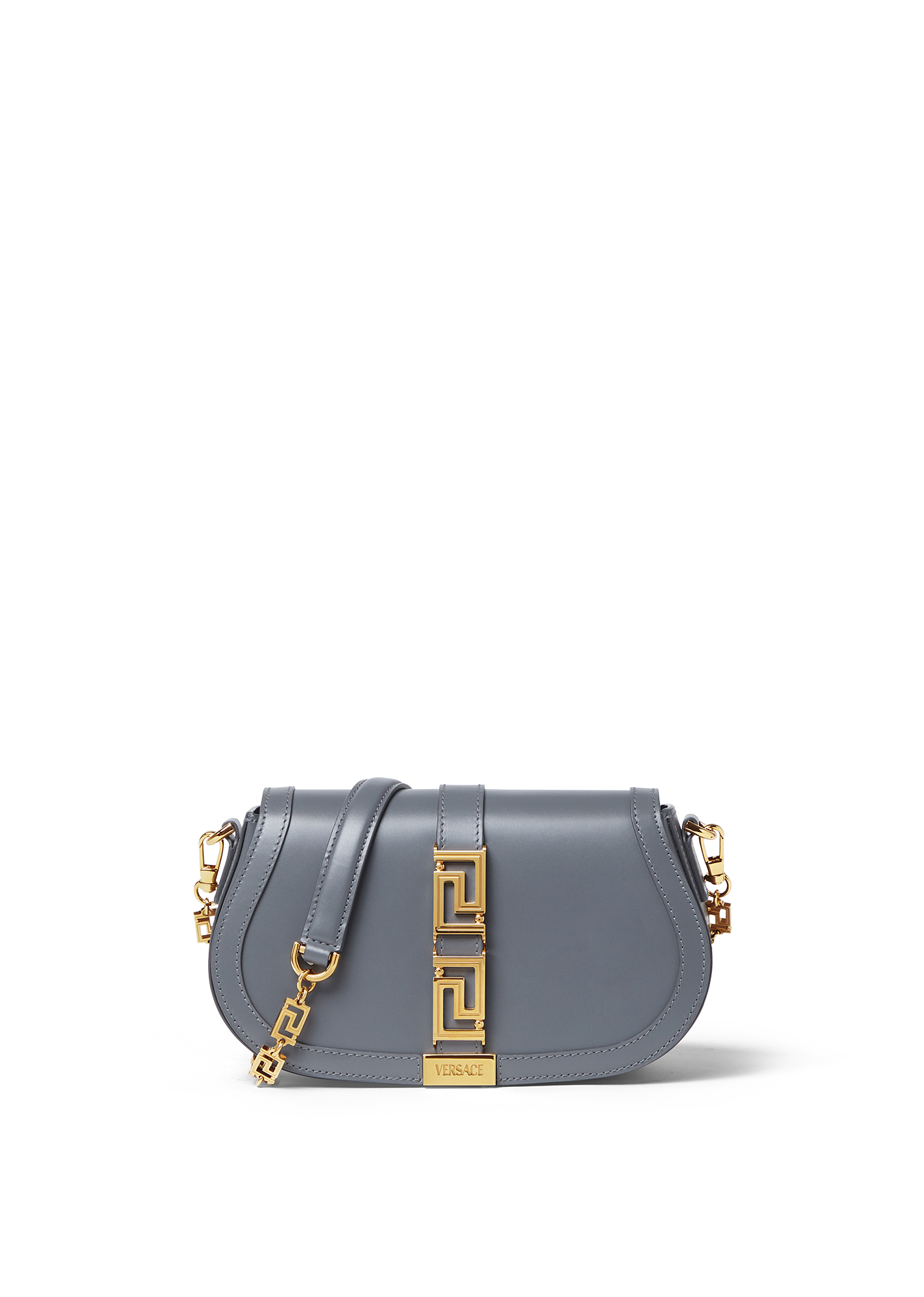 Greca Goddess炭灰色迷宮女神肩背包。NT$94,000