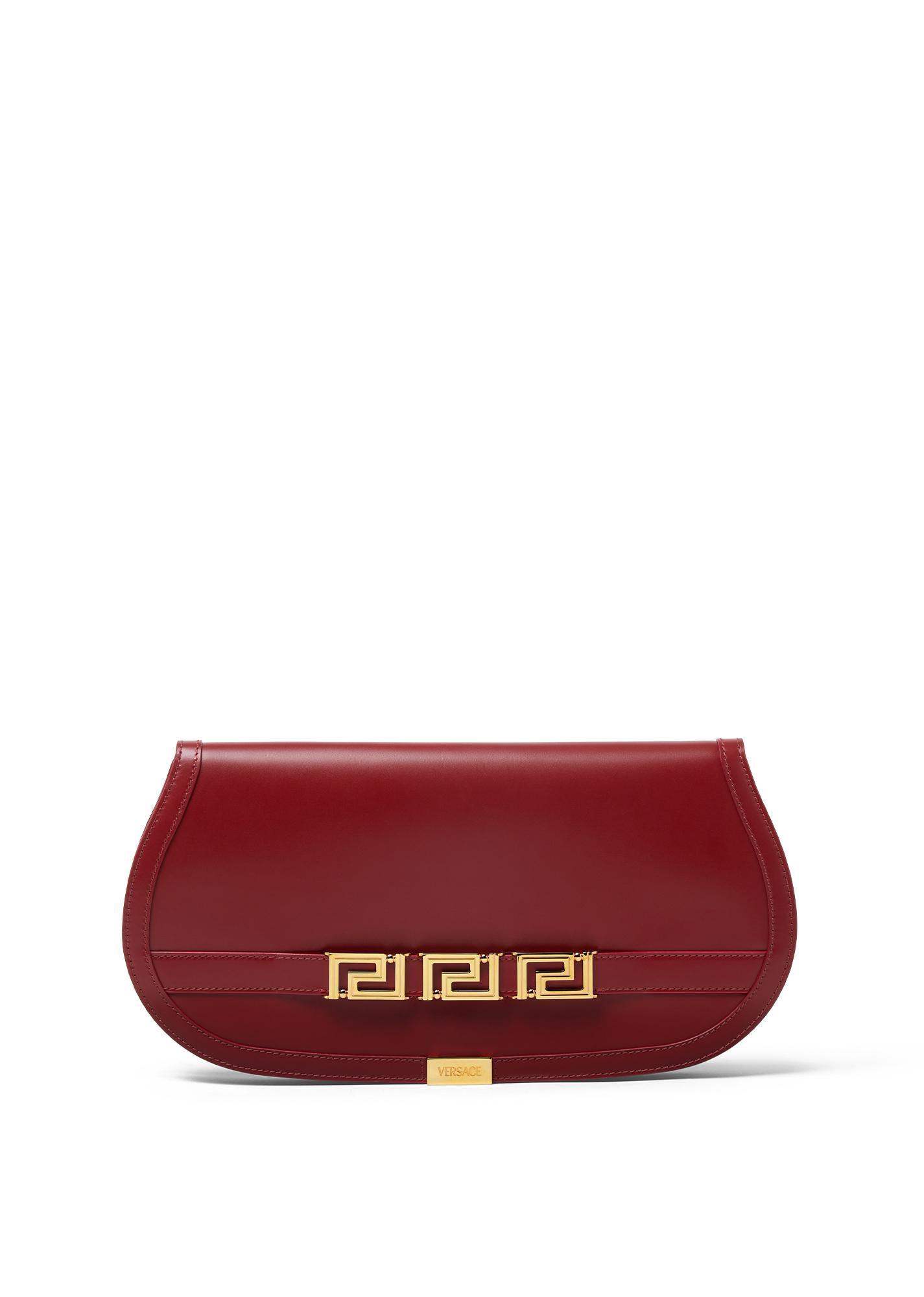 Greca Goddess紅色迷宮女神手拿包。NT$62,000