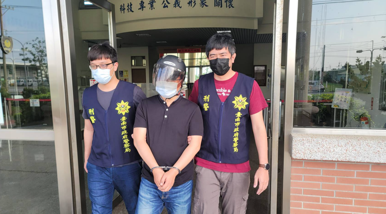C男判刑定讞後逃逸,今年4月於台中落網入監服刑。(翻攝畫面)
