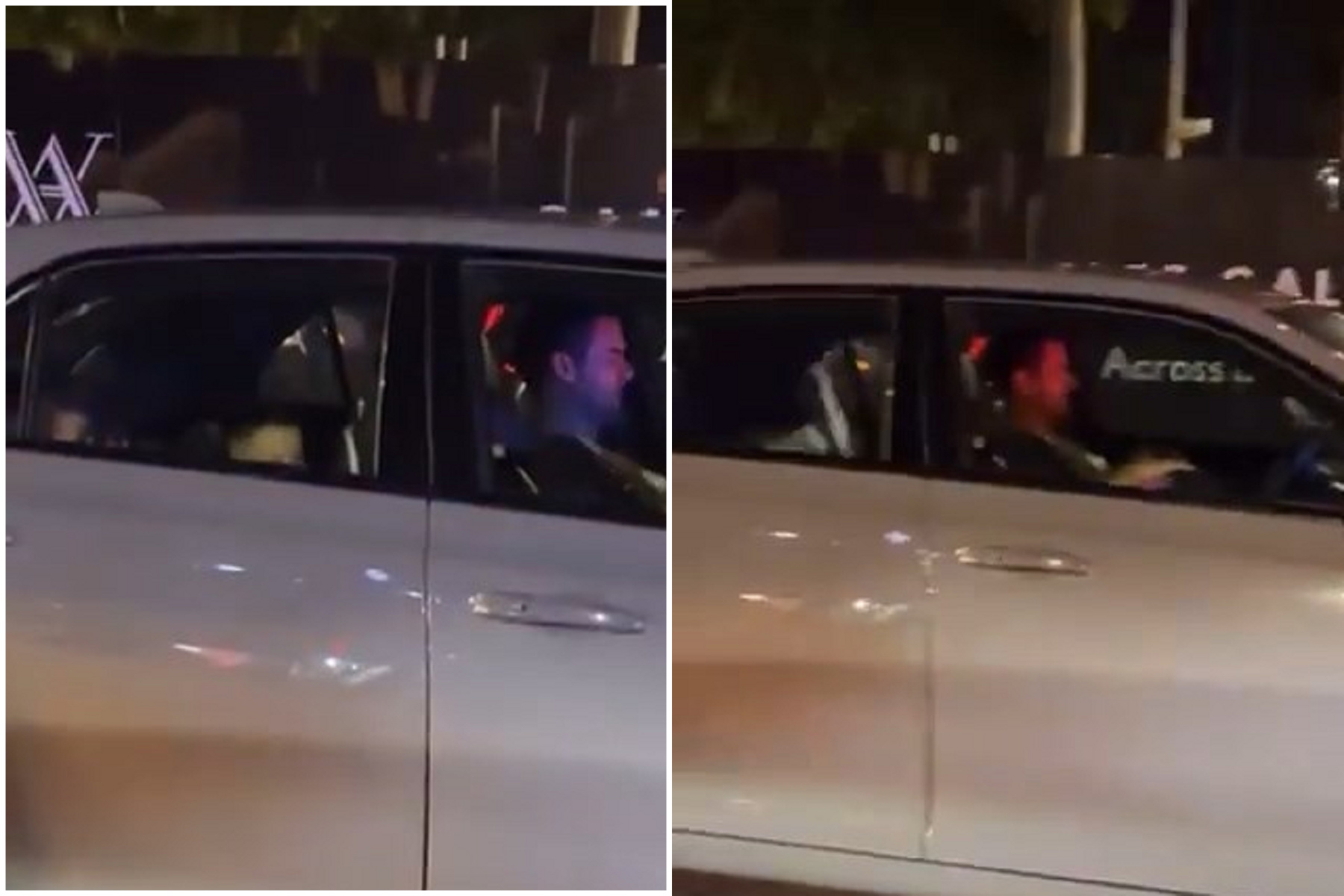 變態！駕駛座男女高潮車震，後座男童被迫直視活春宮。（翻自推特）