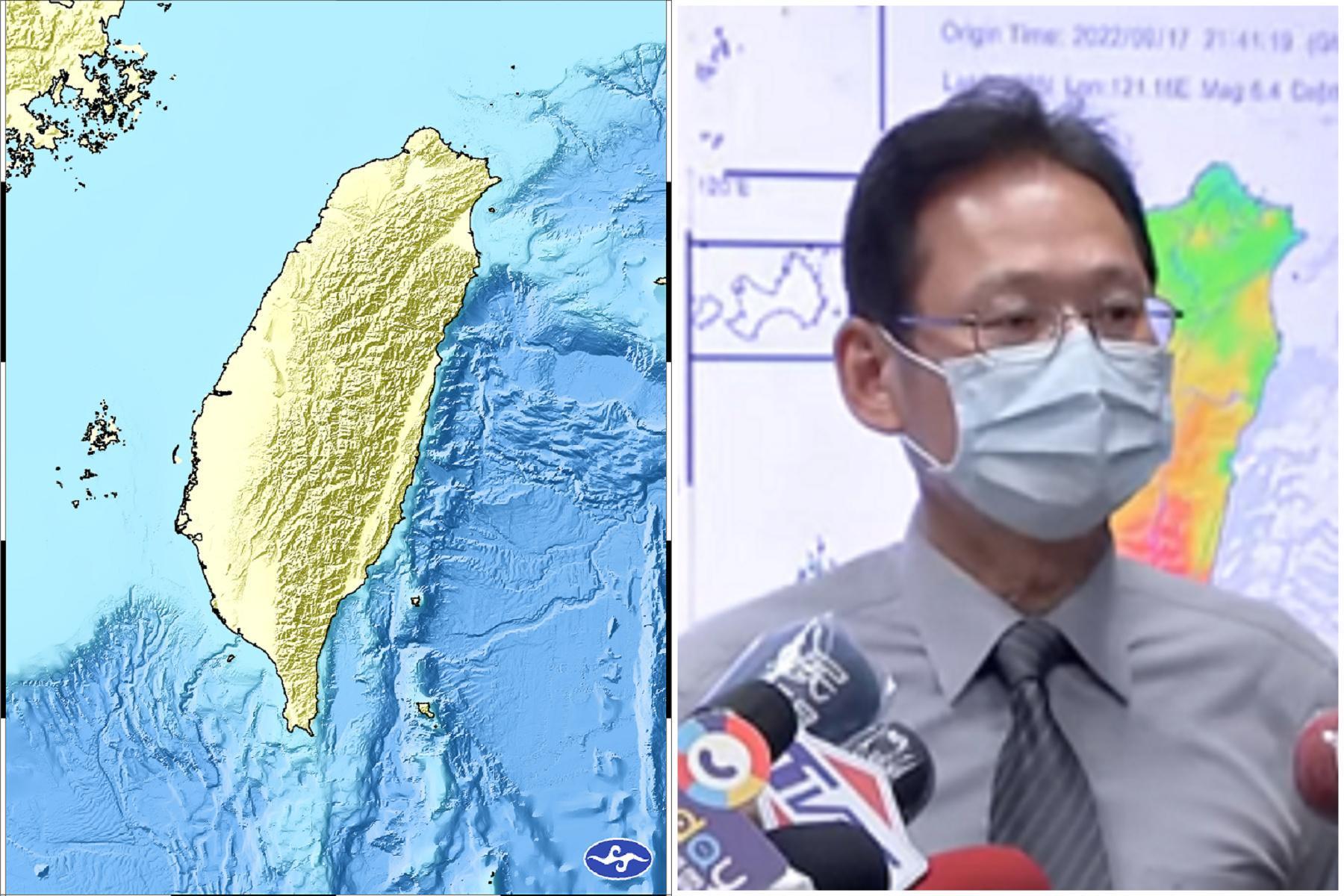 氣象局:這次地震很奇怪!當地50年來首次超強震,兩天內恐有規模5以上餘震。(翻自氣象局網站)