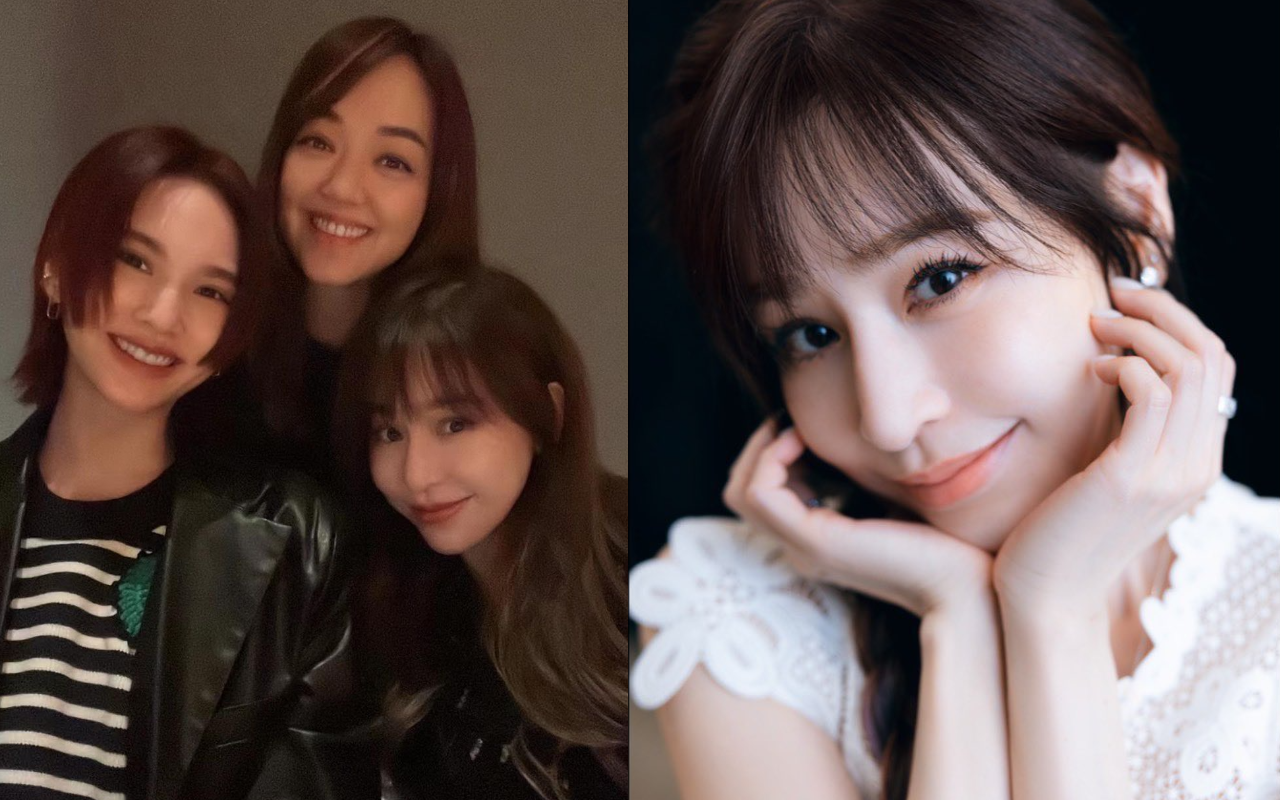 王心凌（右圖、左圖右）與閨密楊丞琳（左圖左）、楊欣（左圖中）常相約吃好料。（翻攝自王心凌IG）