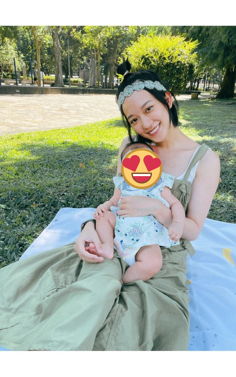 孟耿如5月生下女兒「玉米」，成為新手媽咪。（翻攝自孟耿如IG）
