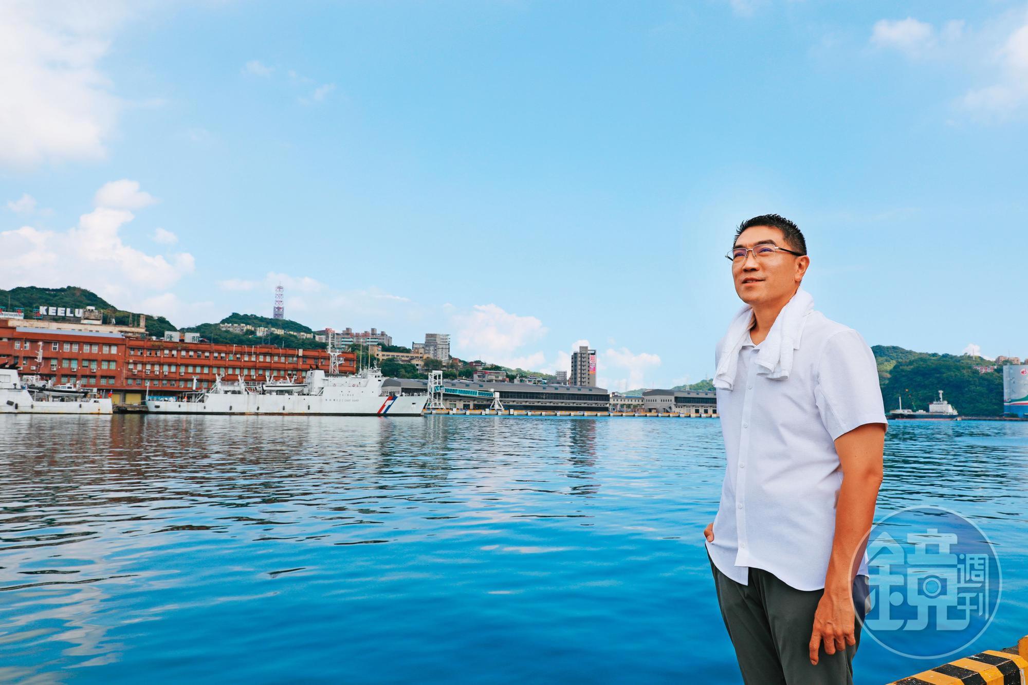 謝國樑希望引進民間投資，增加基隆港等觀光景點的變現能力。