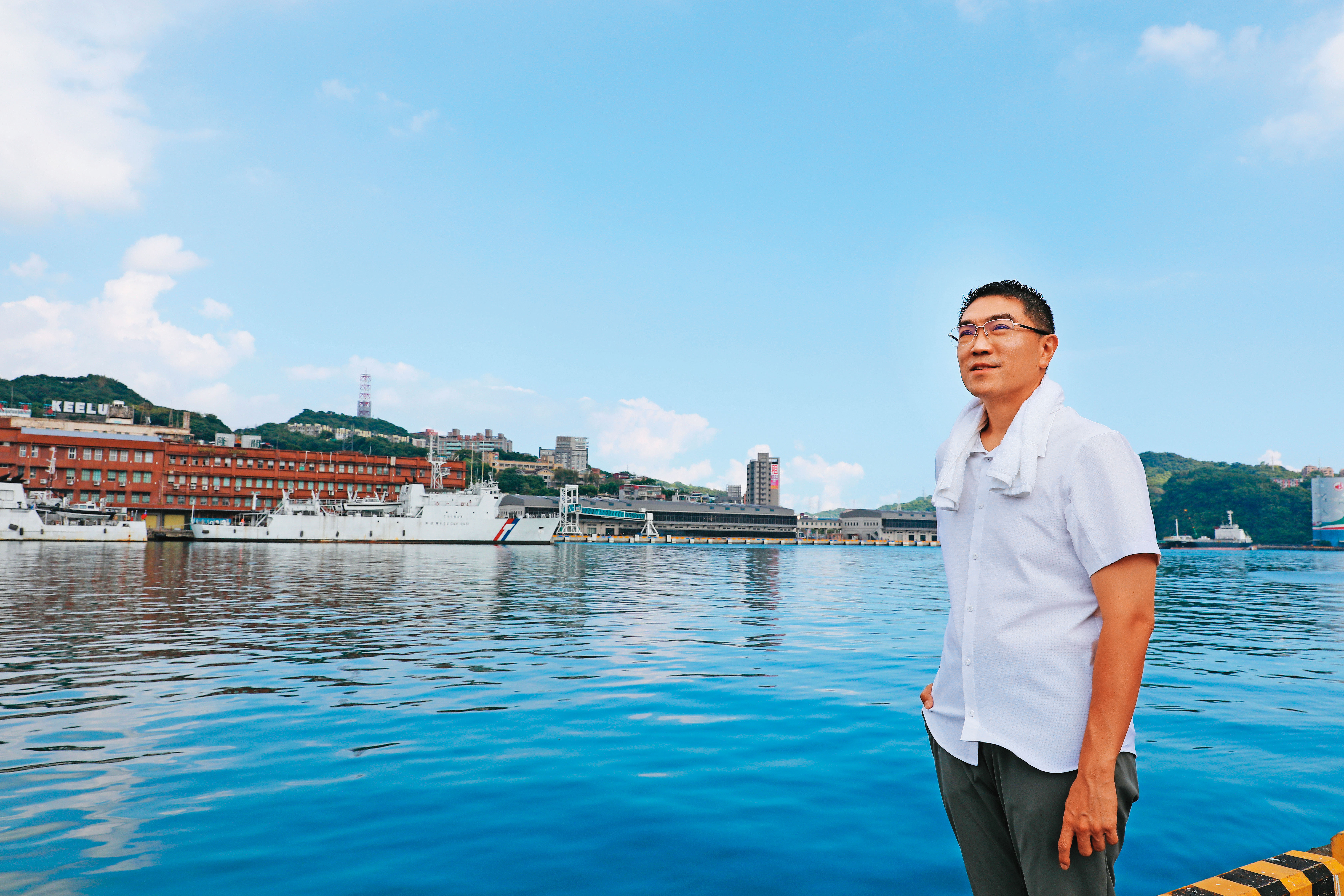 謝國樑希望引進民間投資，增加基隆港等觀光景點的變現能力。