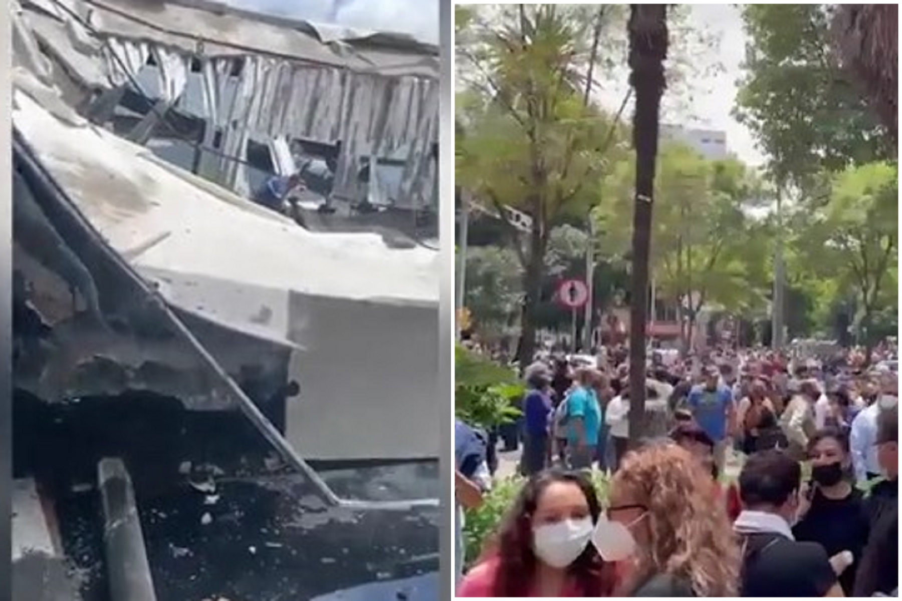 恐怖9月！墨西哥發生規模7.7強震，3次大地震都在919。（翻自《每日郵報》）