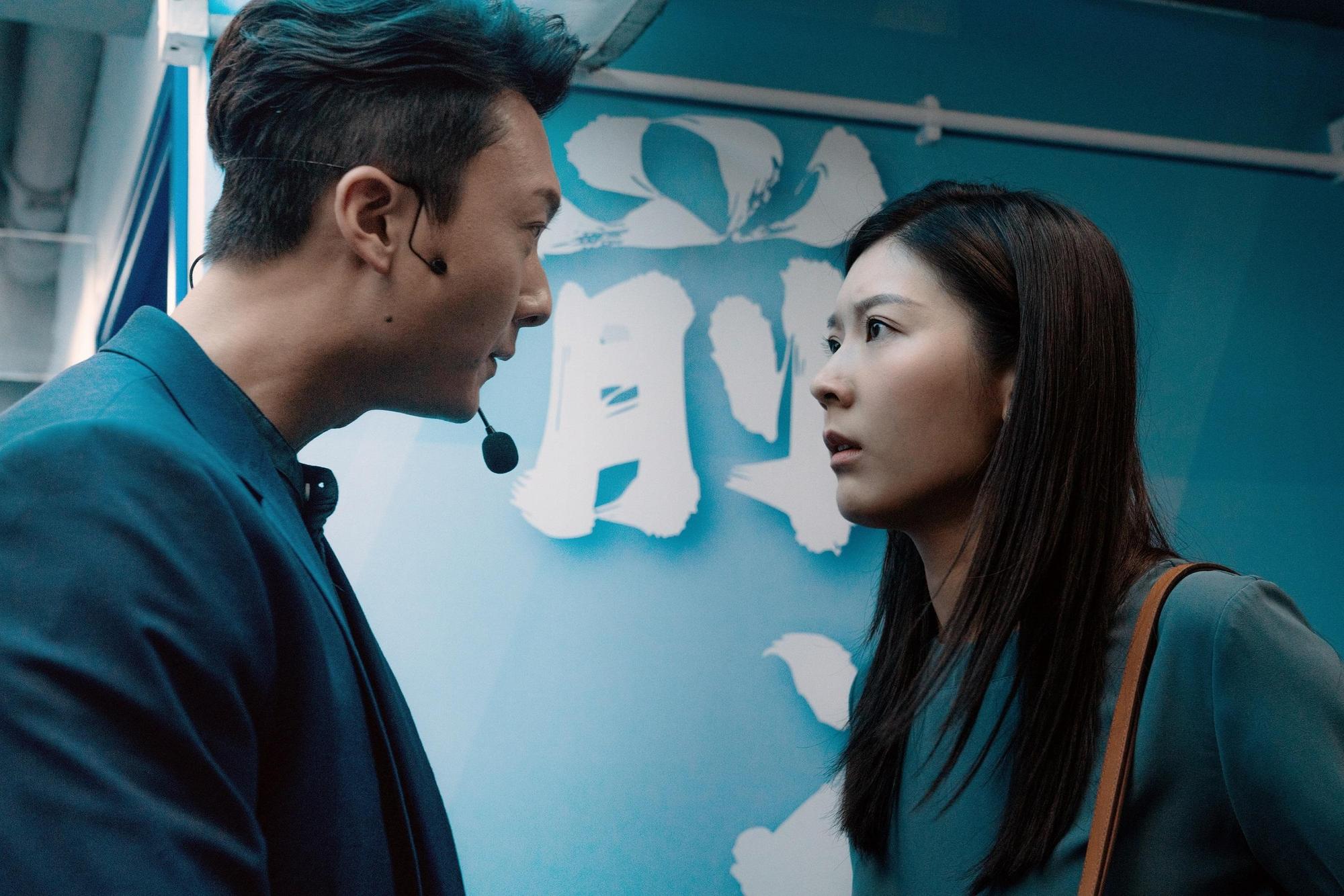 王浩信和余香凝在電影中本來針鋒相對，後來譜出戀曲。（華映提供）