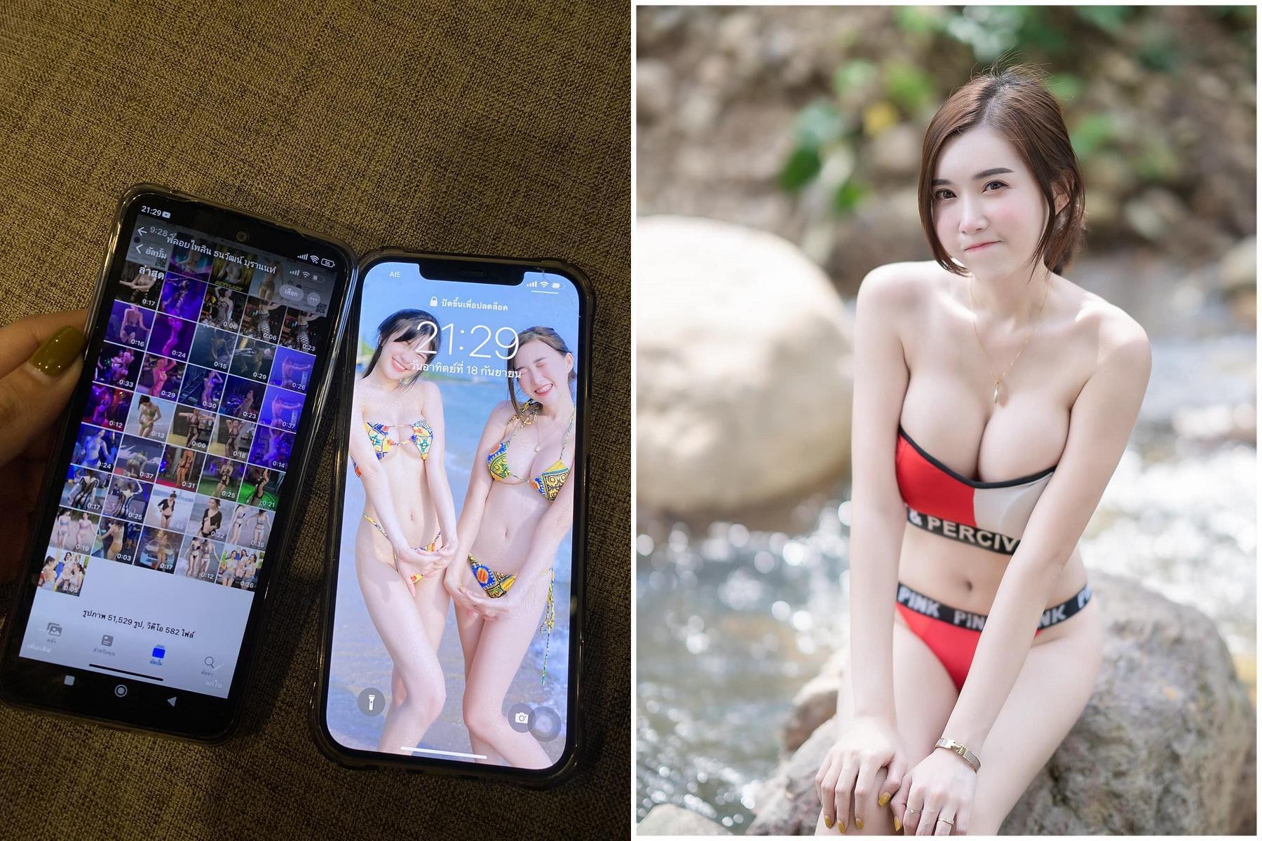 乳巨聚人心!正妹拍賣Pro 12換購iPhone 14,3千人出高價搶買。(翻自臉書)
