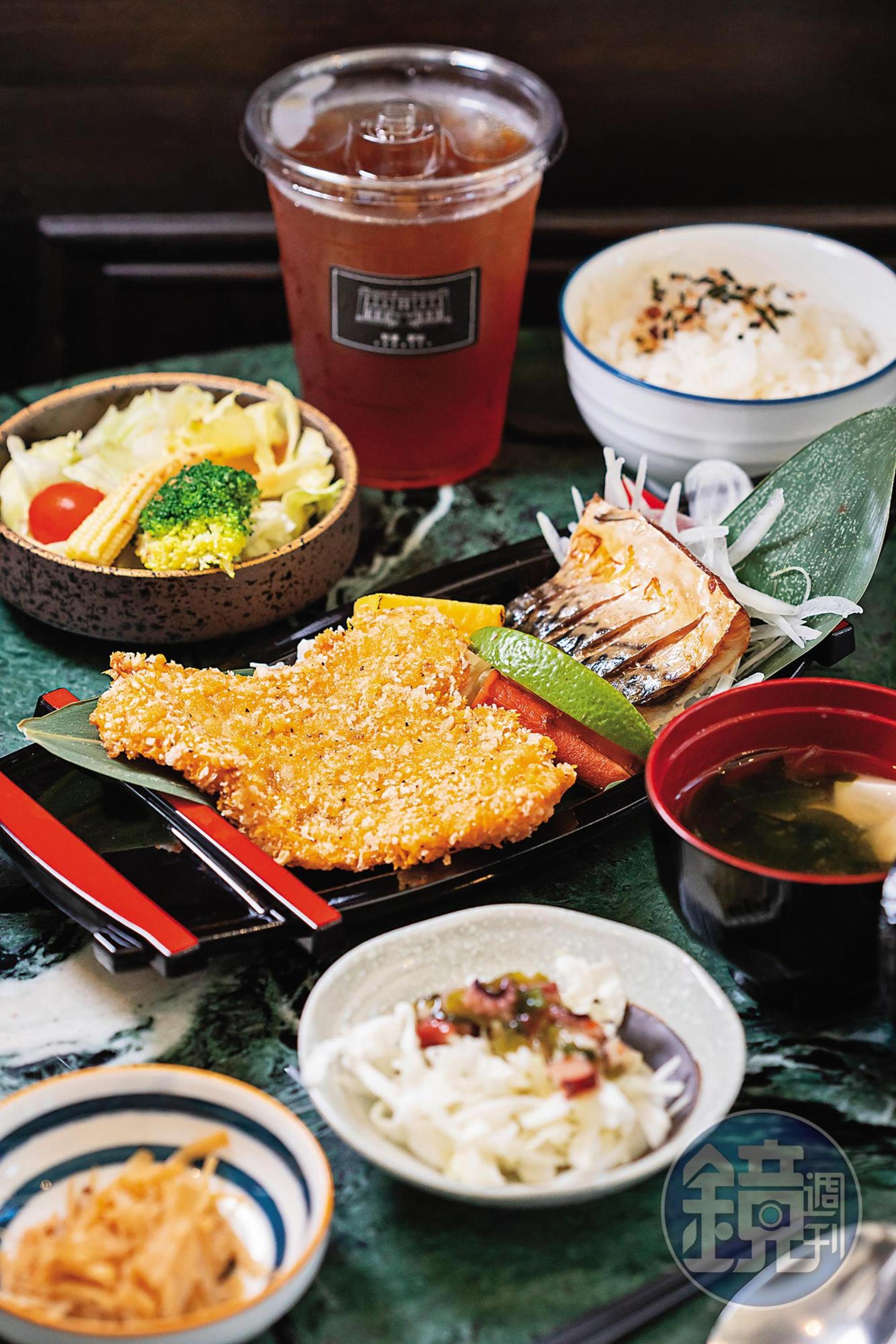 在「新濱.駅前」可一邊享用和風午餐,一邊感受老銀行的往日風華。