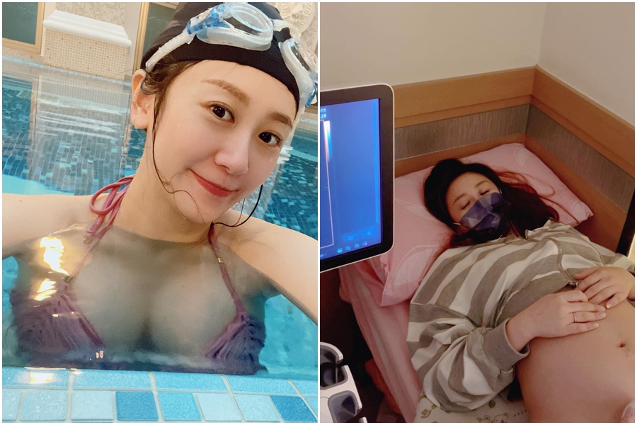 蔡允潔懷孕確診，沒想到防疫保單的理賠金額跟預想差了3萬元。（翻攝自蔡允潔臉書）