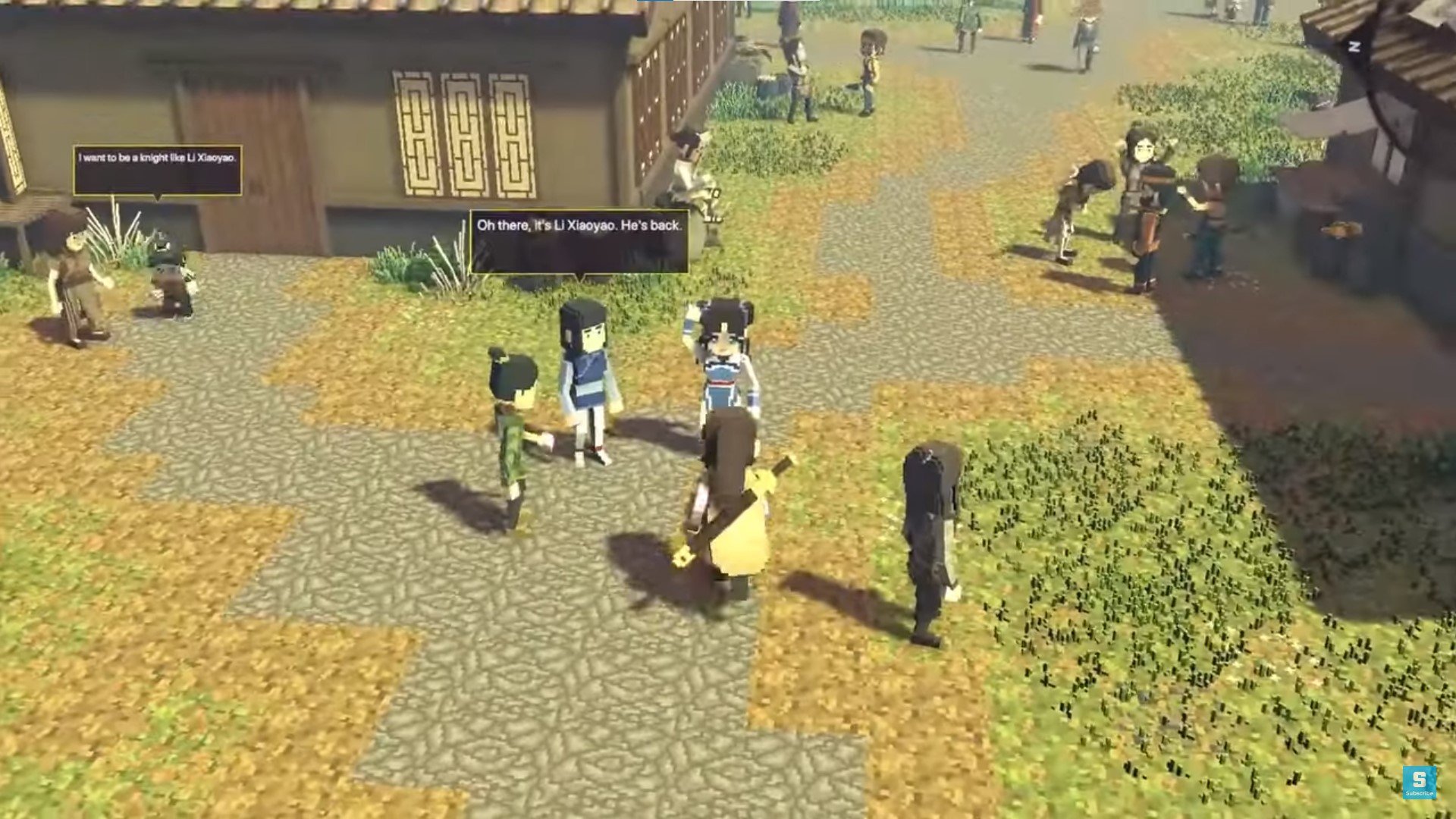 大宇與《The Sandbox》合作，用旗下經典IP打造「元宇宙大宇樂園」。（翻攝自TheSandboxGame YouTube頻道）