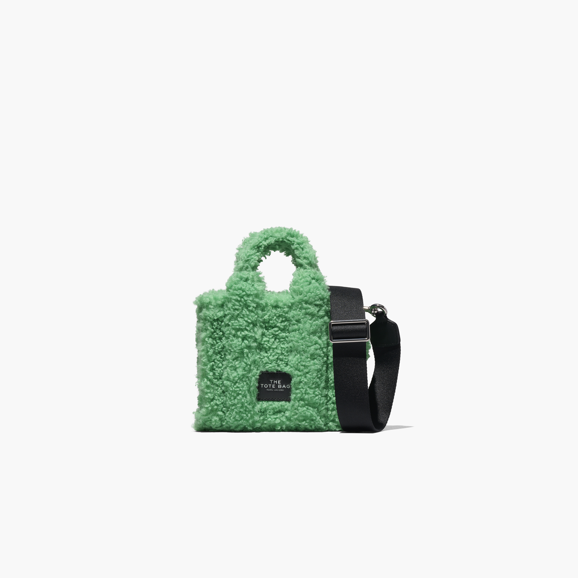 青蔥綠泰迪熊絨毛The Tote Bag(迷你)。NT$10,900（俊思提供）