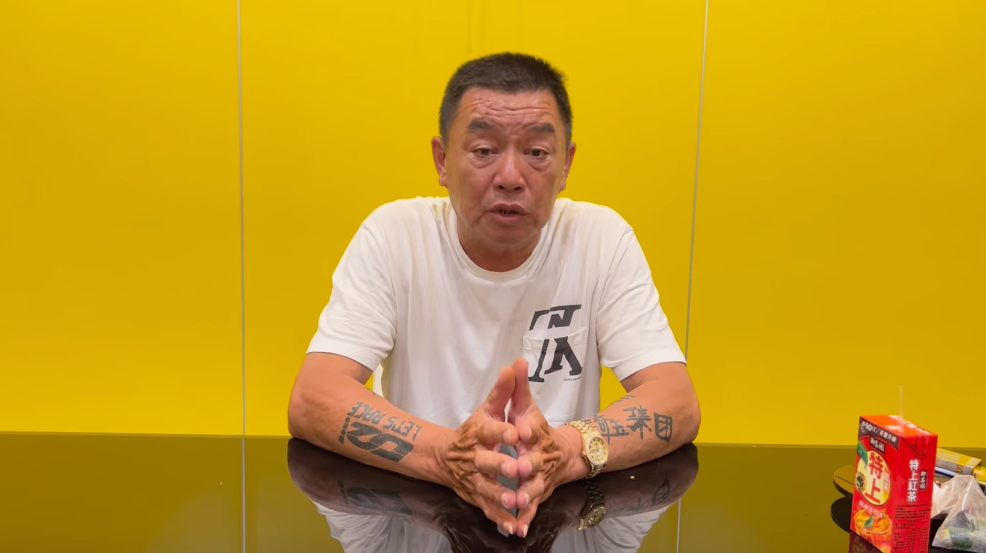 廖老大今日於臉書宣布要退出直播圈。（翻攝自賽車教父-廖老大臉書）
