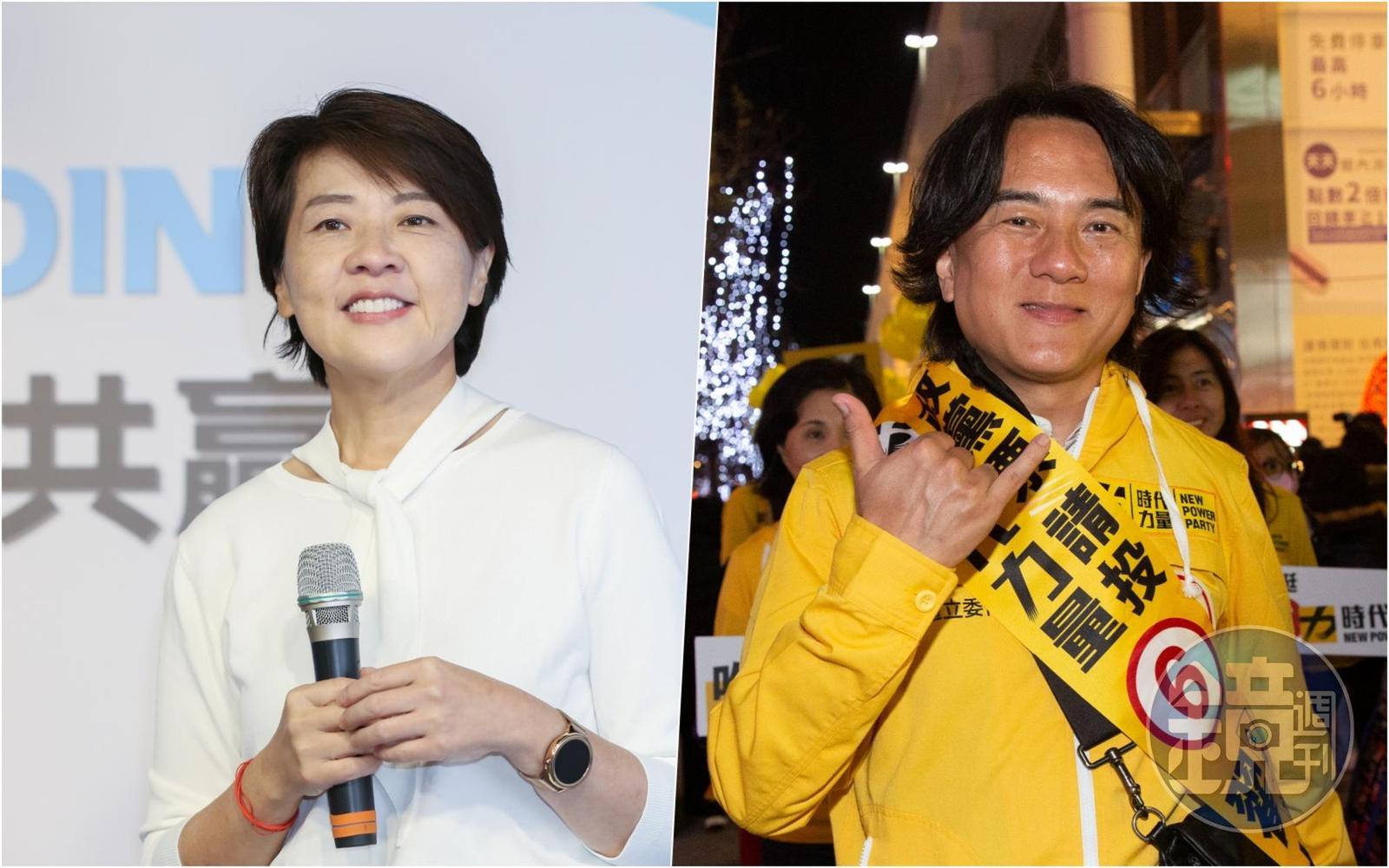 傳出黃珊珊（左）將邀請翟本喬（右）出任競選總部策略長。（本刊資料照）