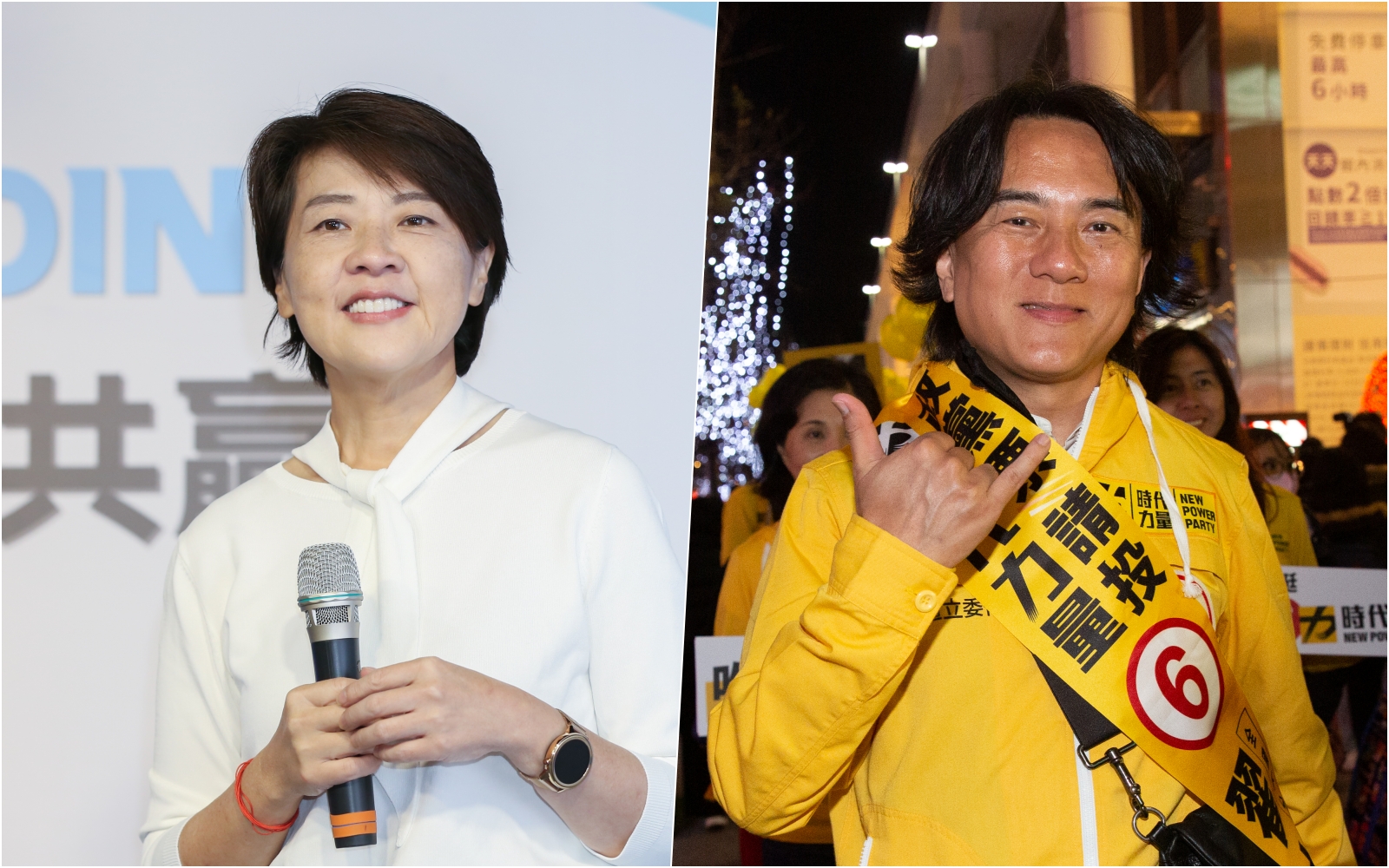 傳出黃珊珊（左）將邀請翟本喬（右）出任競選總部策略長。（本刊資料照）