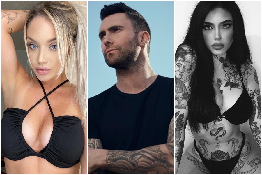 多位女性出面揭露魔力紅主唱亞當李維曾私訊，還有人因此遭到家暴。（翻攝自推特、IG@adamlevine）