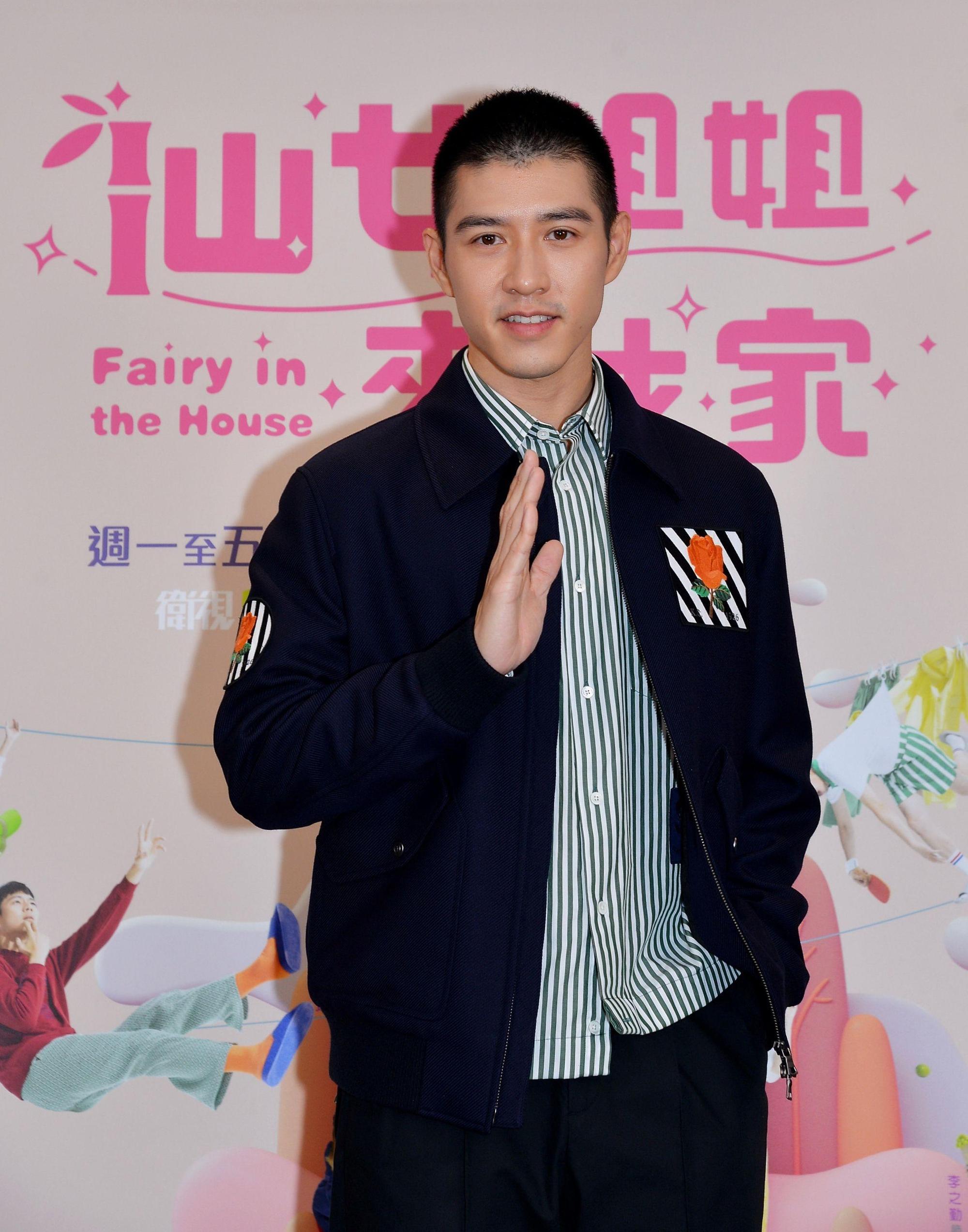 吳岳擎為了新戲演僧人把頭髮剃光。(衛視中文台提供)