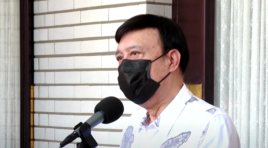 余天談到余苑綺離世忍不住哽咽。（翻攝畫面）