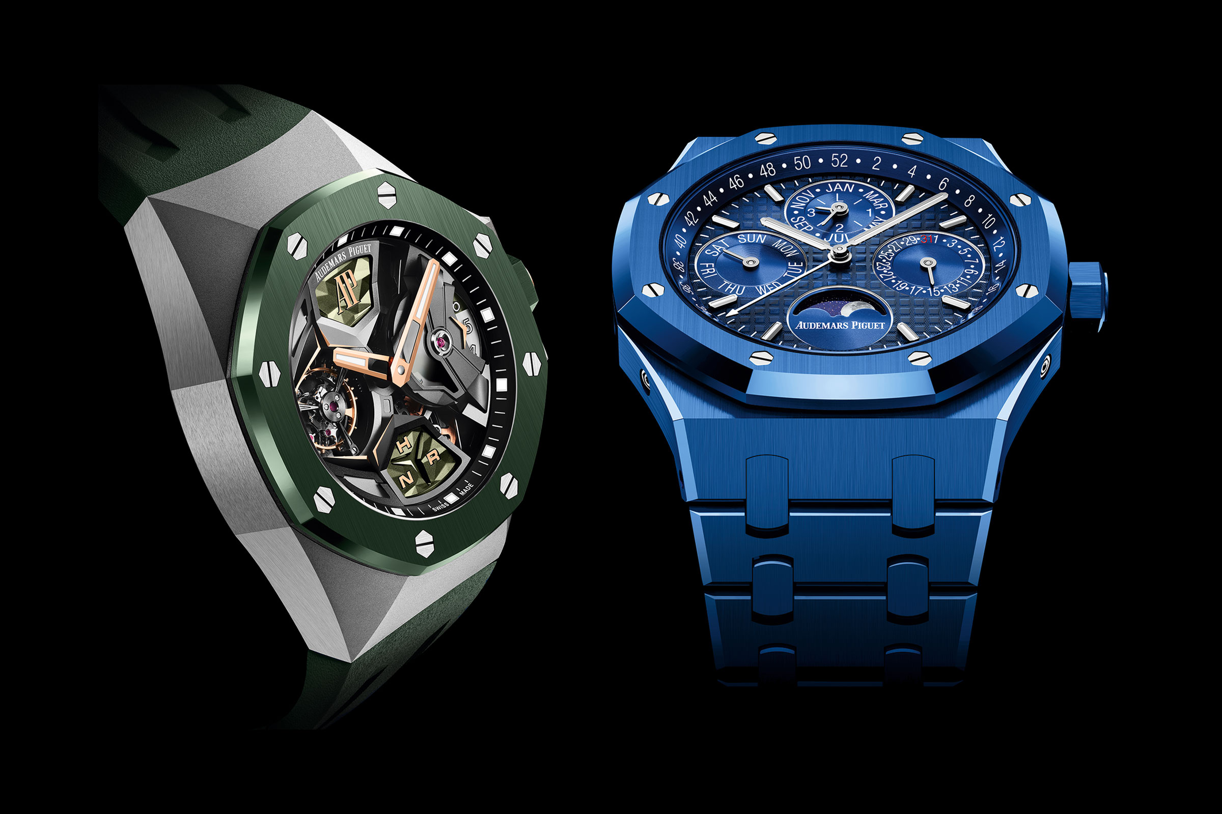 【新錶2022】主力系列新作齊發！AP首款皇家橡樹藍色全陶瓷萬年曆現身