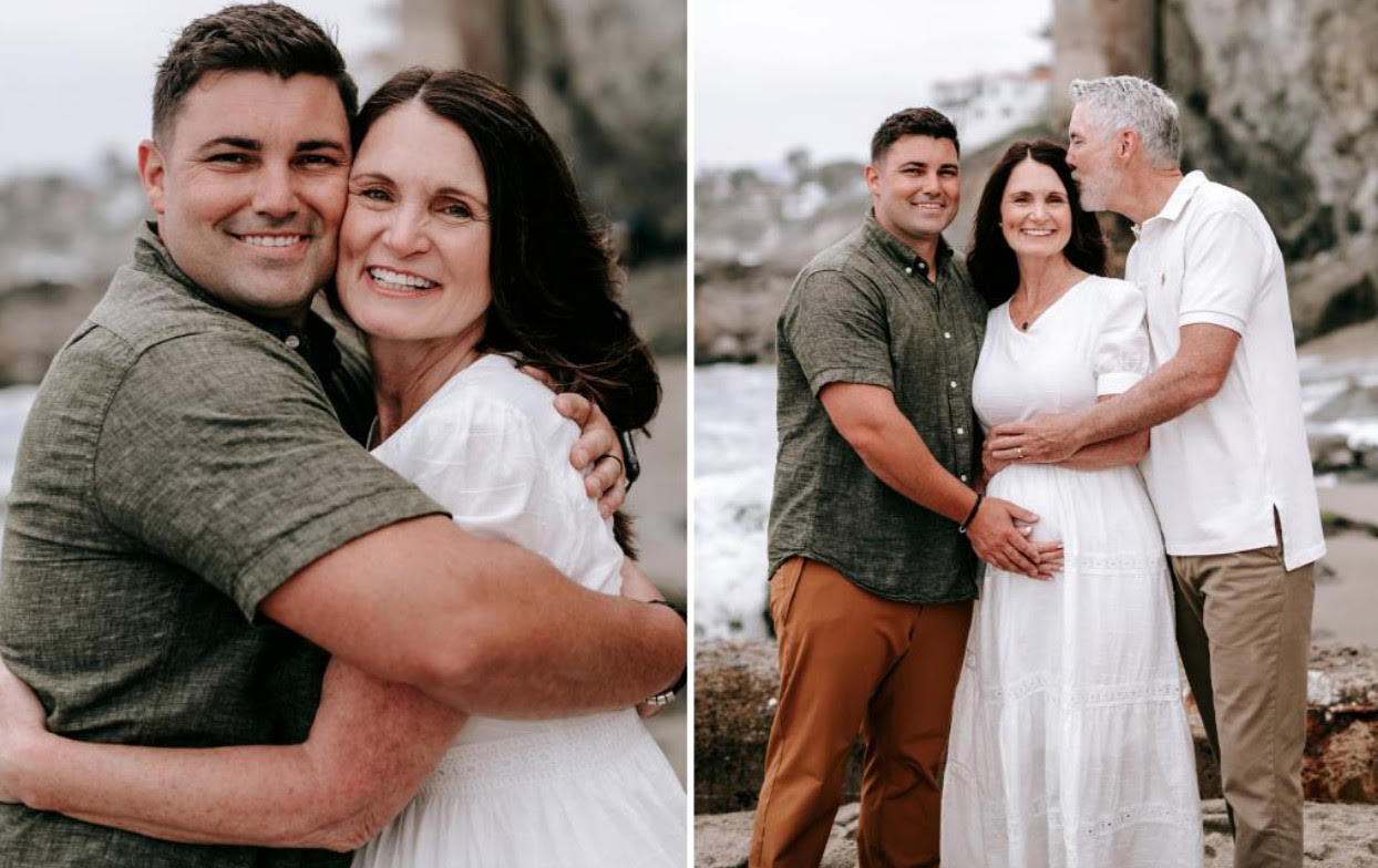 一名56歲婦人決定當兒子的代理孕母，時隔26年再度懷孕，準備生下自己的孫女。（翻攝推特@ajay_aroz）