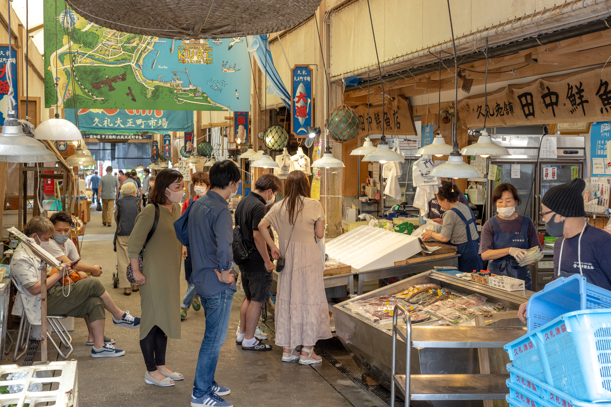 「久禮大正町市場」是歷史相當悠久的魚市場。（高知縣觀光會展協會提供）