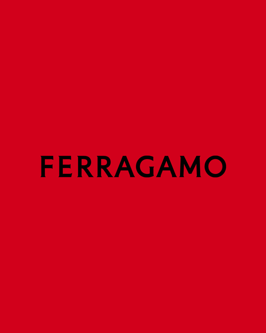 英國著名視覺藝術大師Peter Saville親自操刀字體設計。（翻攝自FERRAGAMO IG）