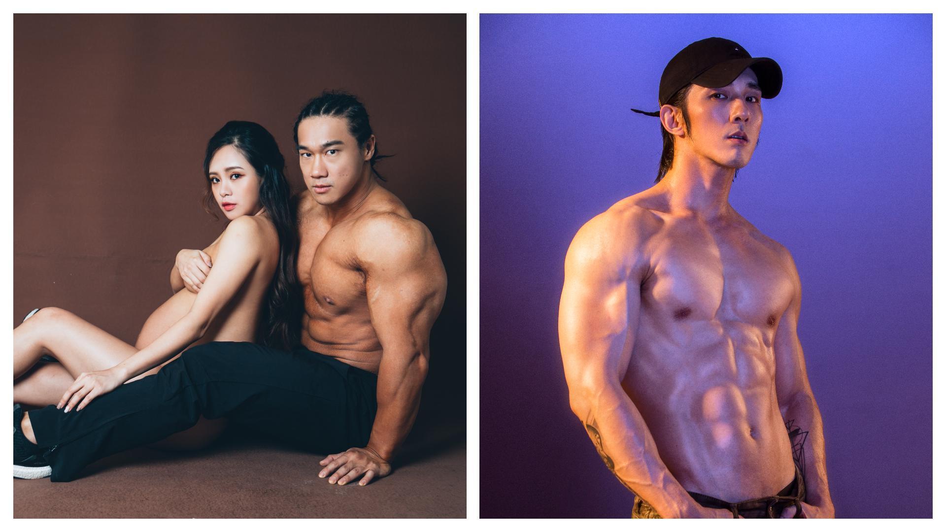 南拳媽媽張傑21日攜手大魔王許家豪,共同創作了〈找不到〉抒情歌曲。(300壯士健身房、張傑提供)