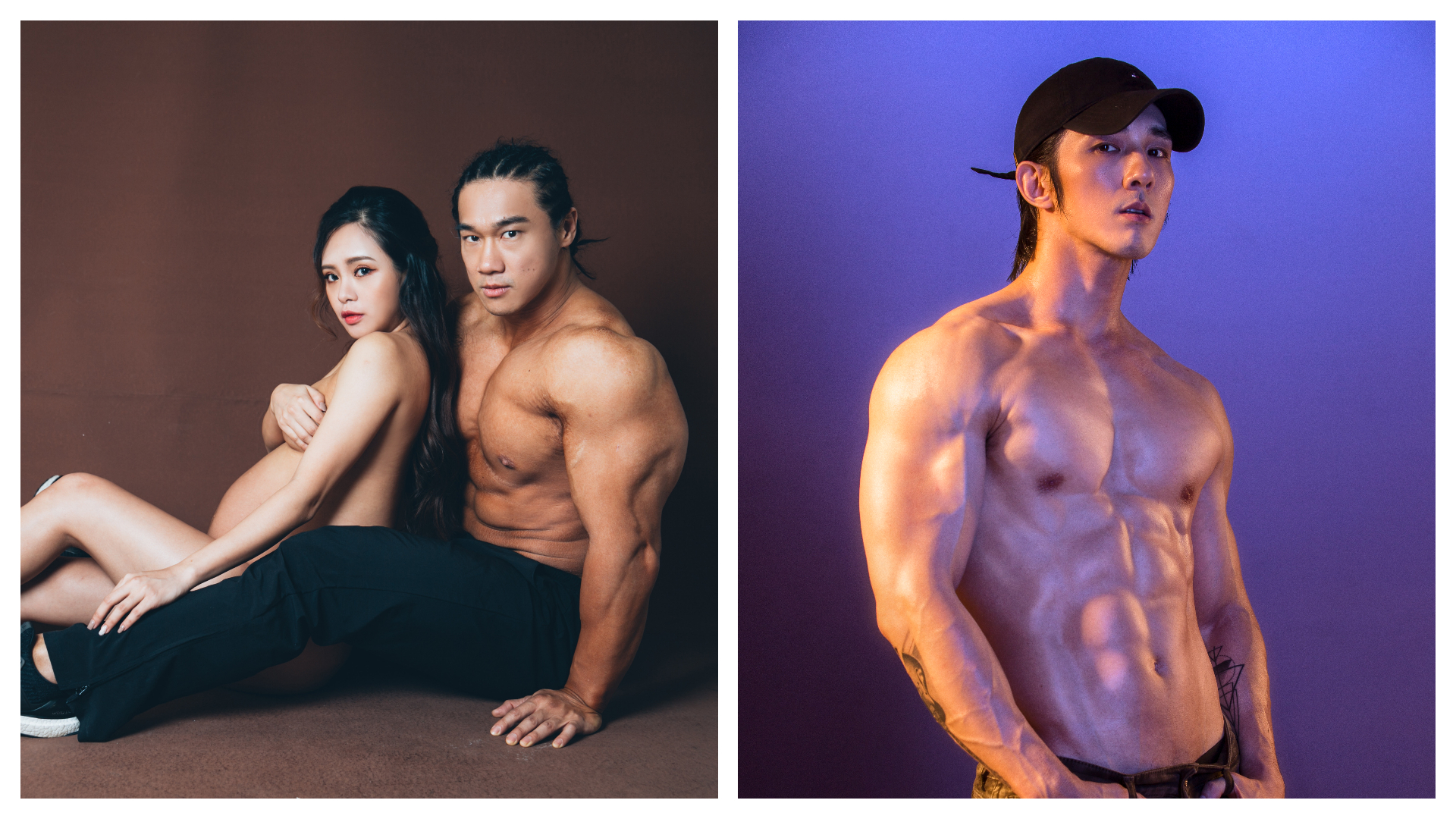 南拳媽媽張傑21日攜手大魔王許家豪，共同創作了〈找不到〉抒情歌曲。（300壯士健身房、張傑提供）