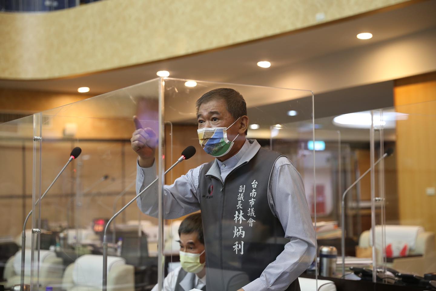 台南市議會副議長林炳利病逝家中，享壽60歲。（翻攝自林炳利臉書）