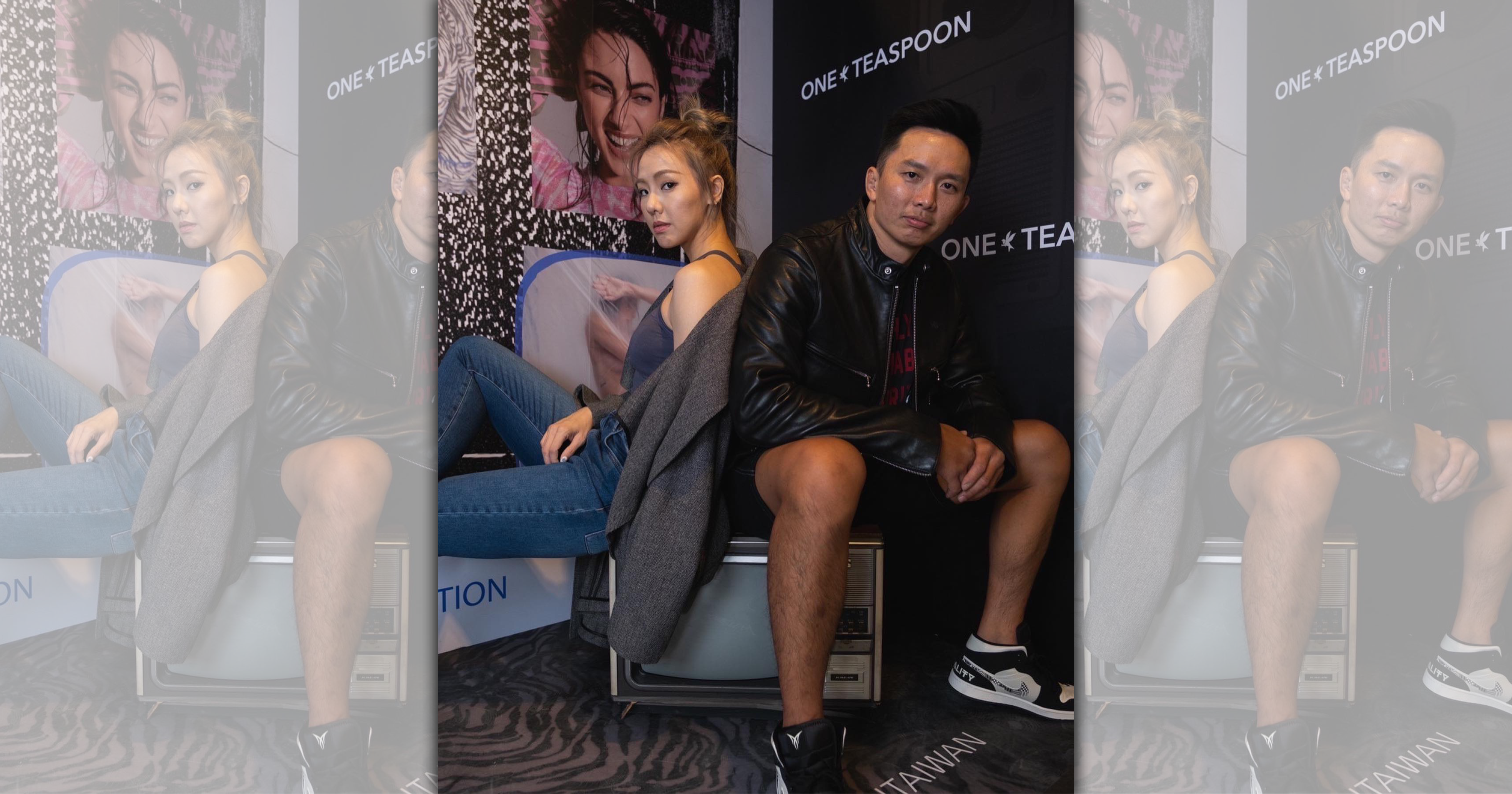 劉雨柔（左）與黃育仁（右）平和宣布離婚。（翻攝自劉雨柔臉書）