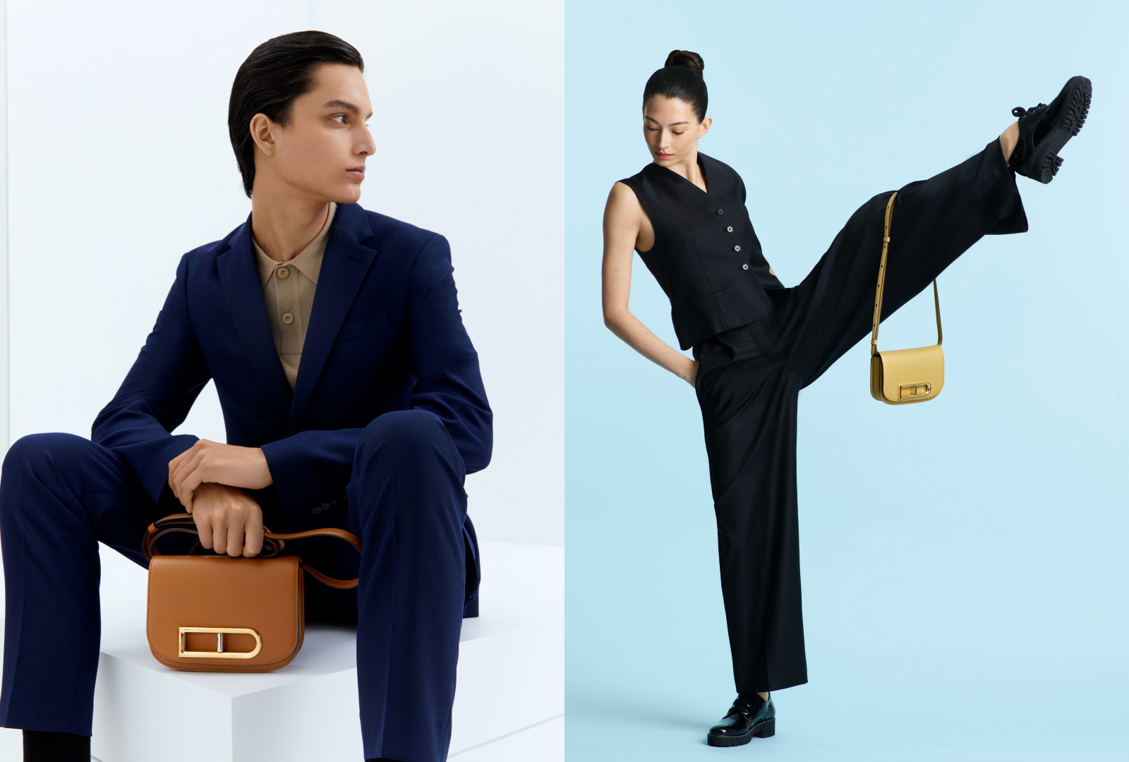 DELVAUX今年秋冬推出Lingot Small手袋，並為他定調為中性包款。（美之心提供）