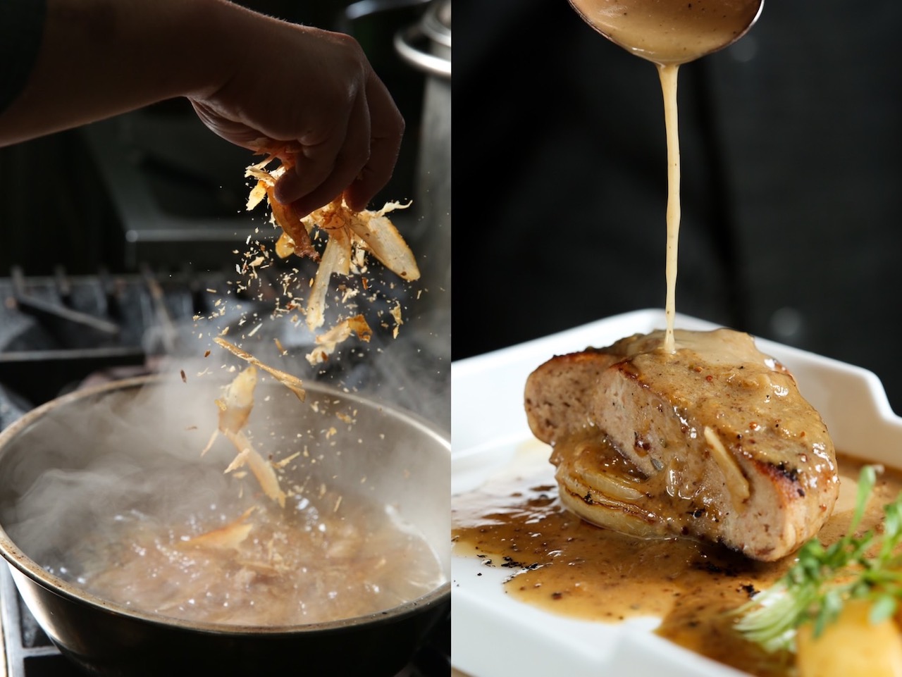 虱目魚背肉和烏魚肉從來都不是A咖食材，但經由日式餐酒館「月実柴饗」主廚李家維的加工，讓邊角食材全面升級，展現料理人珍惜食物的全食態度。