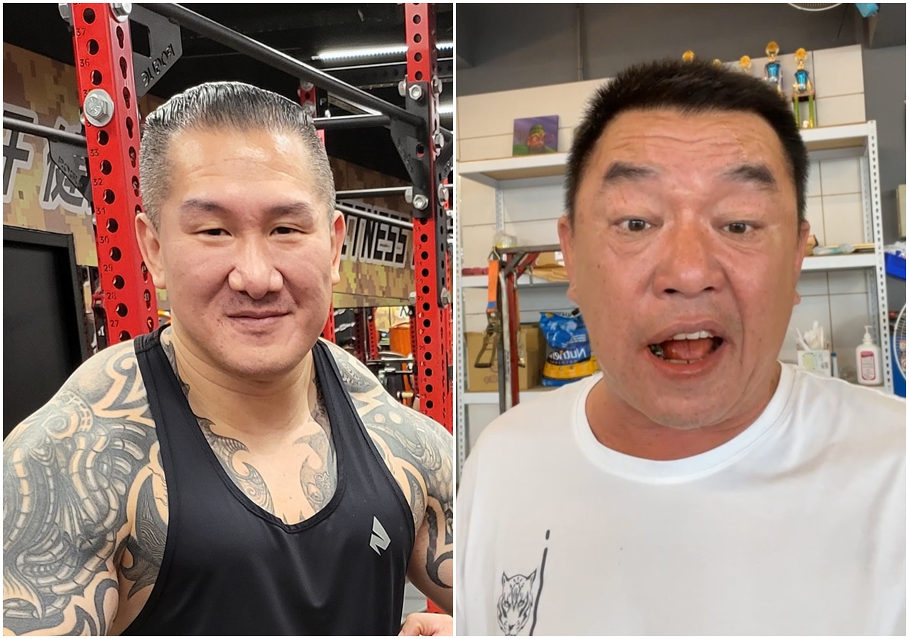 廖老大昨天開直播怒飆勞工局輔導員，館長晚上po出3句話狠酸對方。（翻攝自飆捍／廖老大臉書）