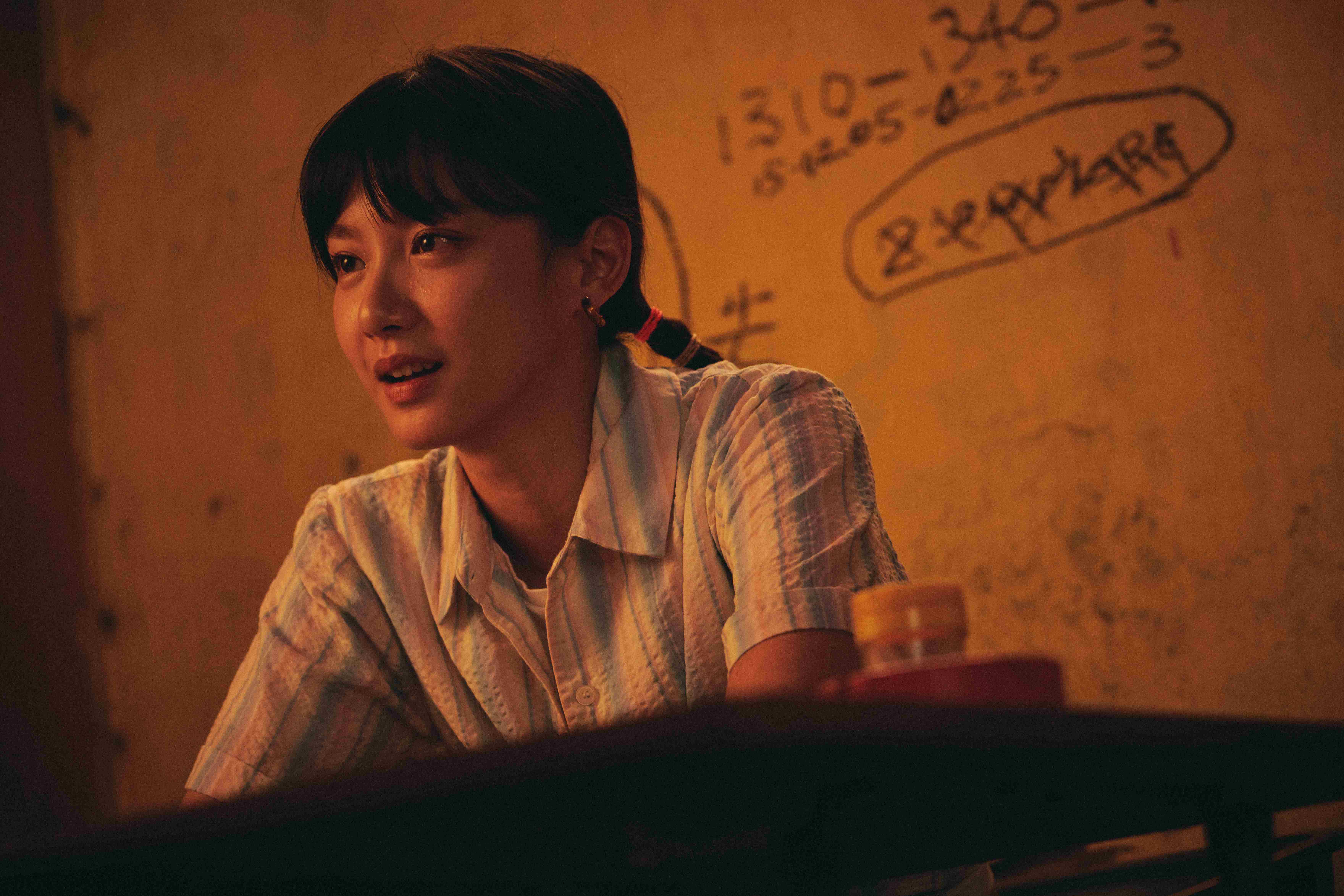 形象清新的香港演員袁澧林,香港電影《窄路微塵》中首度演人母。(金馬執委會)
