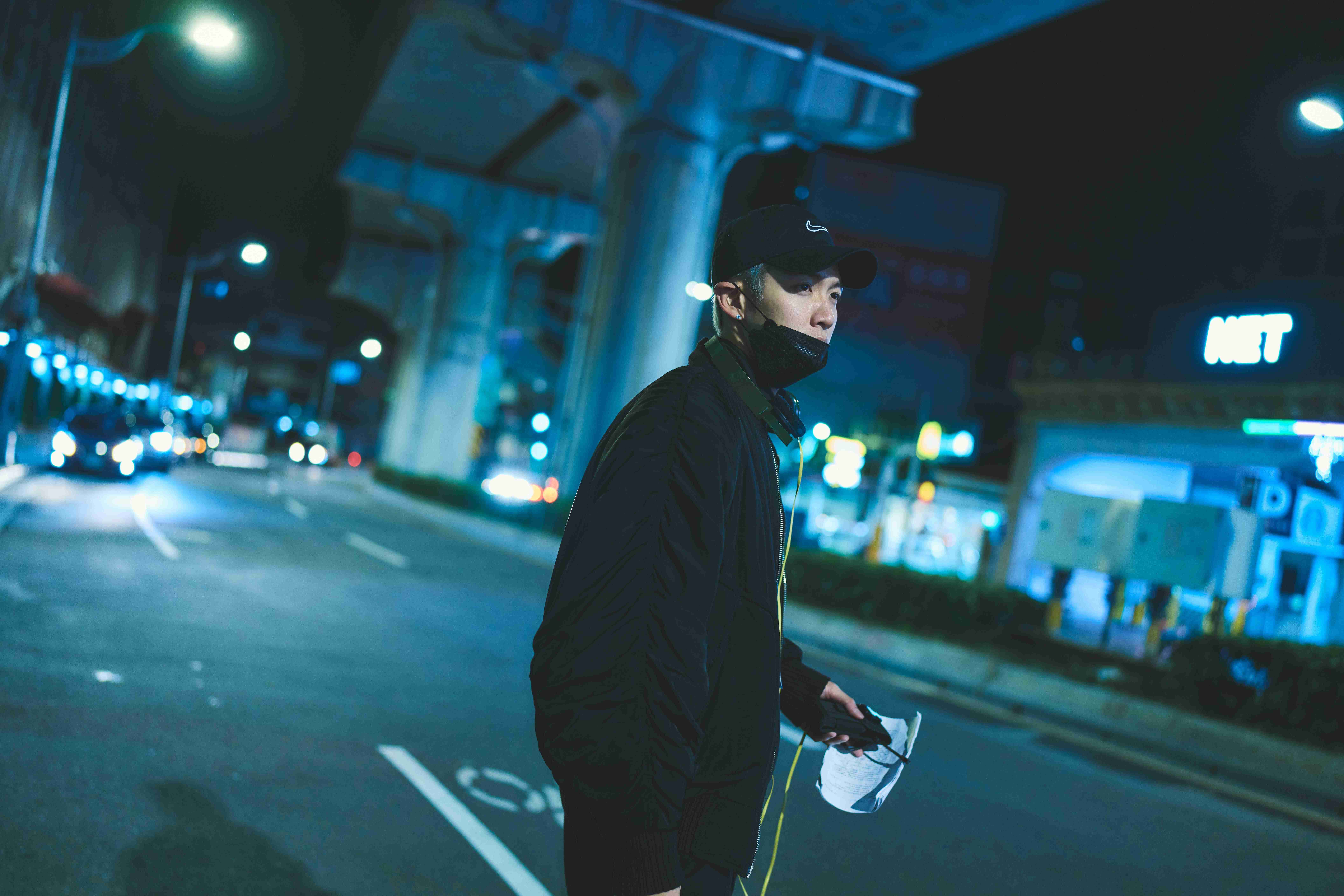 柯震東知道入圍新導演後，很感謝自己的演員跟團隊。（金馬執委會提供）