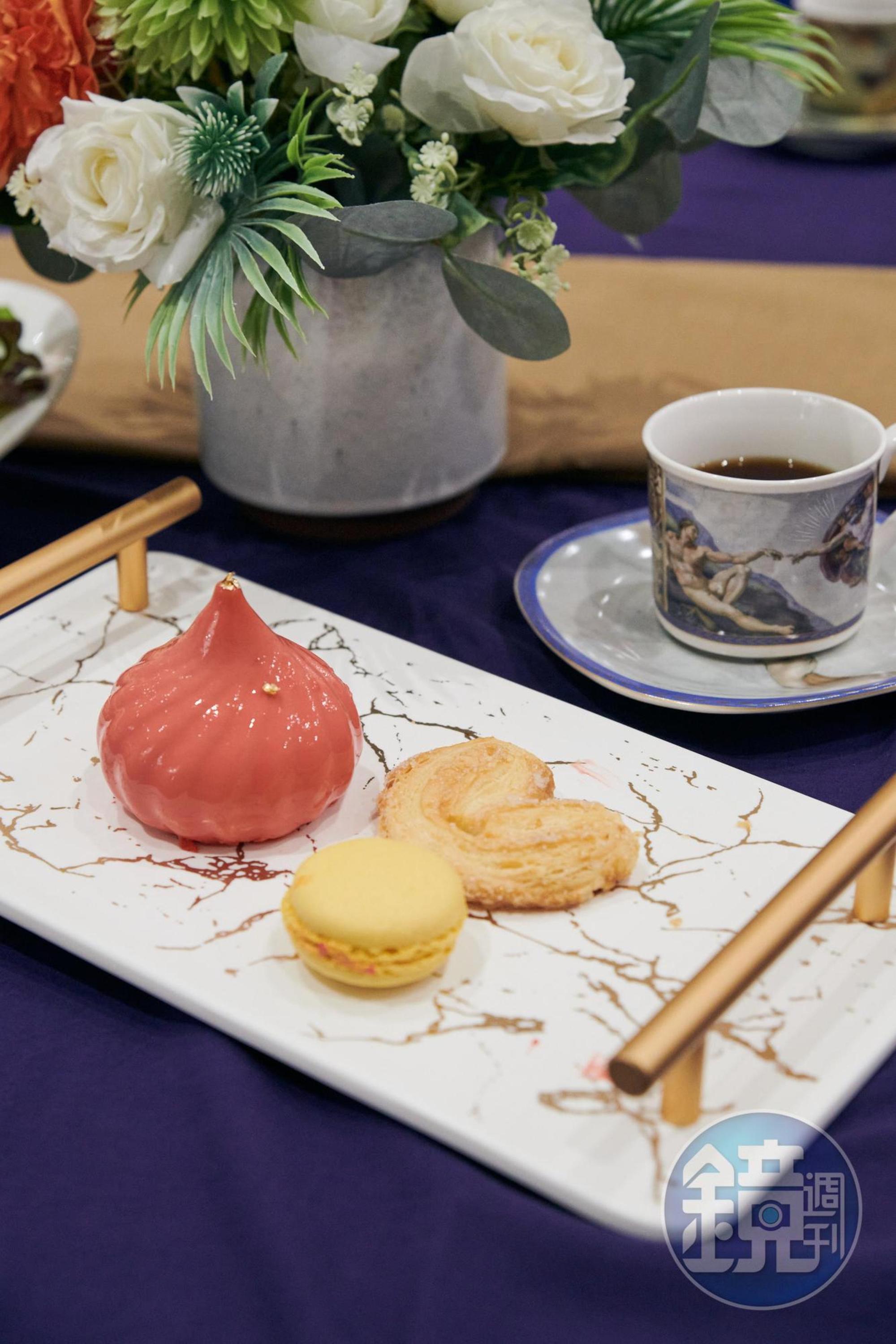 園區內也提供不同餐點與下午茶組合,逛累不用擔心肚子餓。