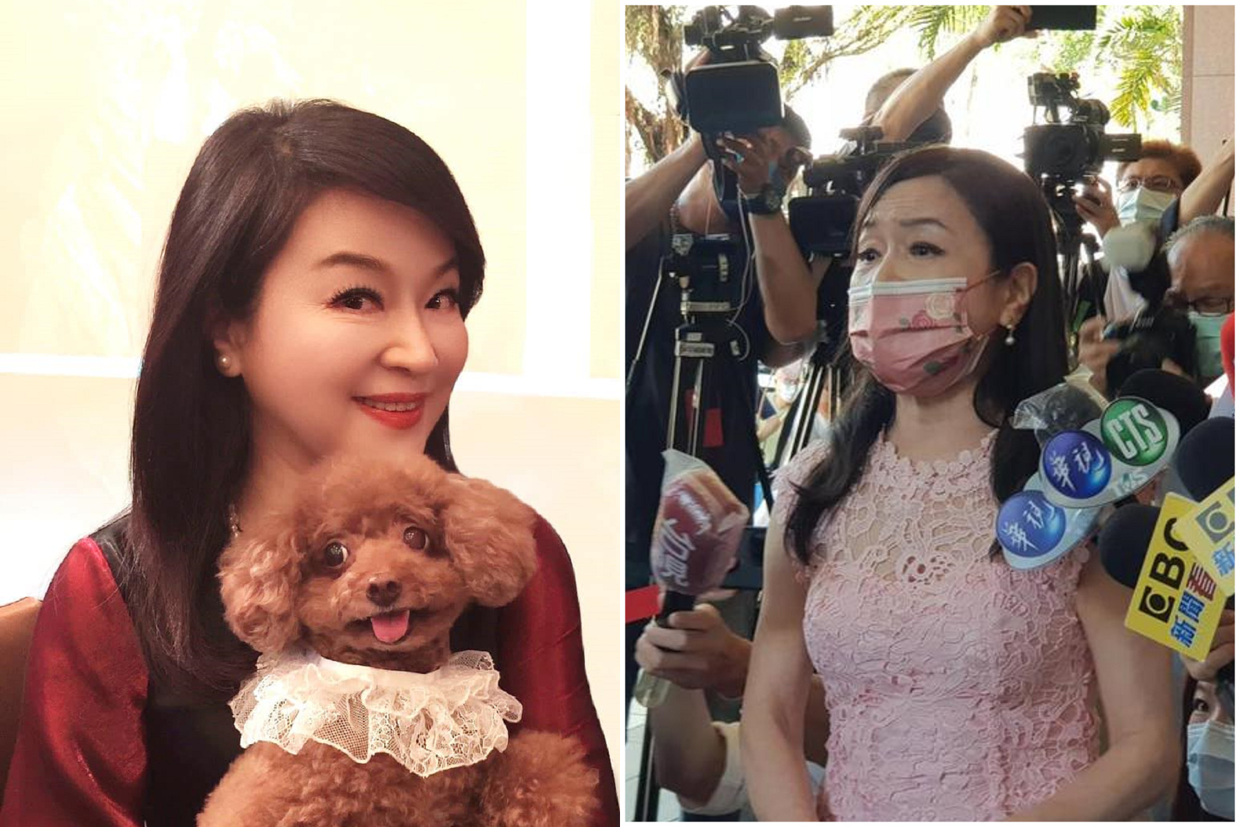 周玉蔻爆哭後熄火！民視《辣新聞》與廣播全請假，臉書1天未更新。（翻自周玉蔻臉書+資料照片）