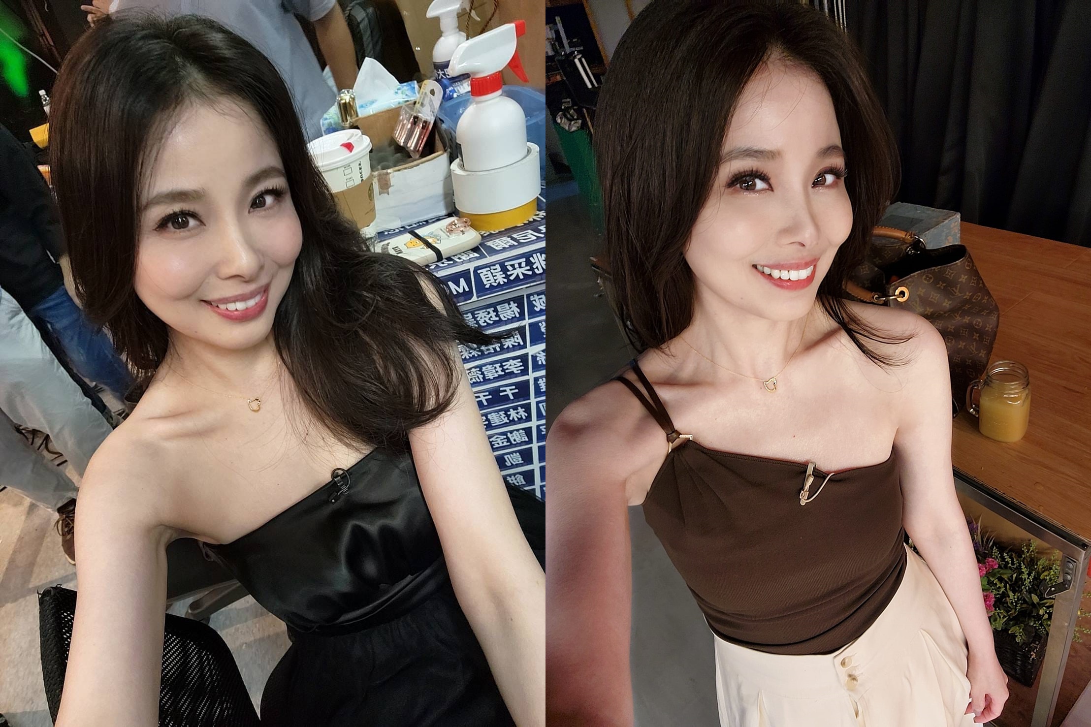 呂文婉分享自己昨日在超商遇到的店員，誇獎她比呂文婉還漂亮，讓她哭笑不得。（翻攝自呂文婉臉書）