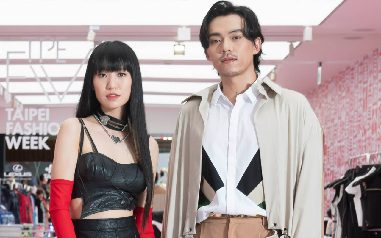 孫盛希（左）、Hush（右）宣告將為台北時裝週走秀。（台北時裝週提供）