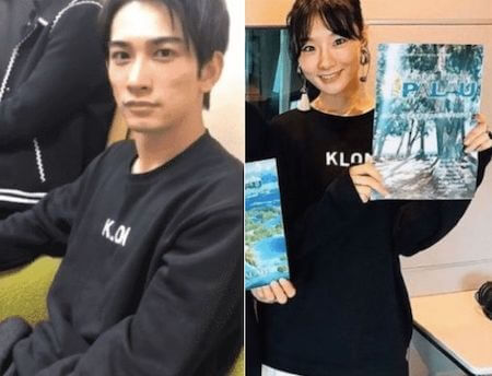 町田啓太（左）和玄理去年就被粉絲抓包有不少同款服飾。（翻攝自網路）