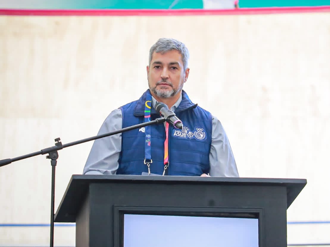 巴拉圭總統阿布鐸近日對外媒喊話，要求台灣政府對其捐錢。（翻攝自Presidencia Paraguay twitter）